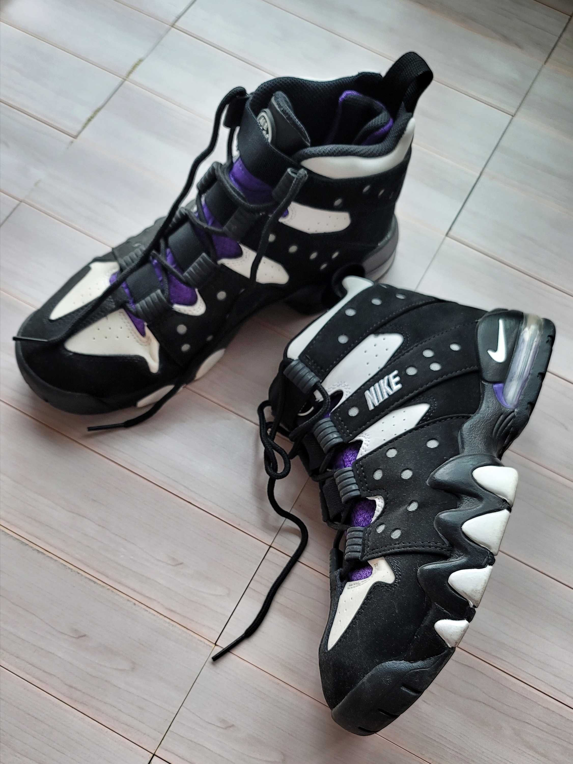 Nike Air Max 2 CB 94 Varsity Purple 2020, Nike Air Max 2 CB 94 Black and Pure Purple 착용 스타일
