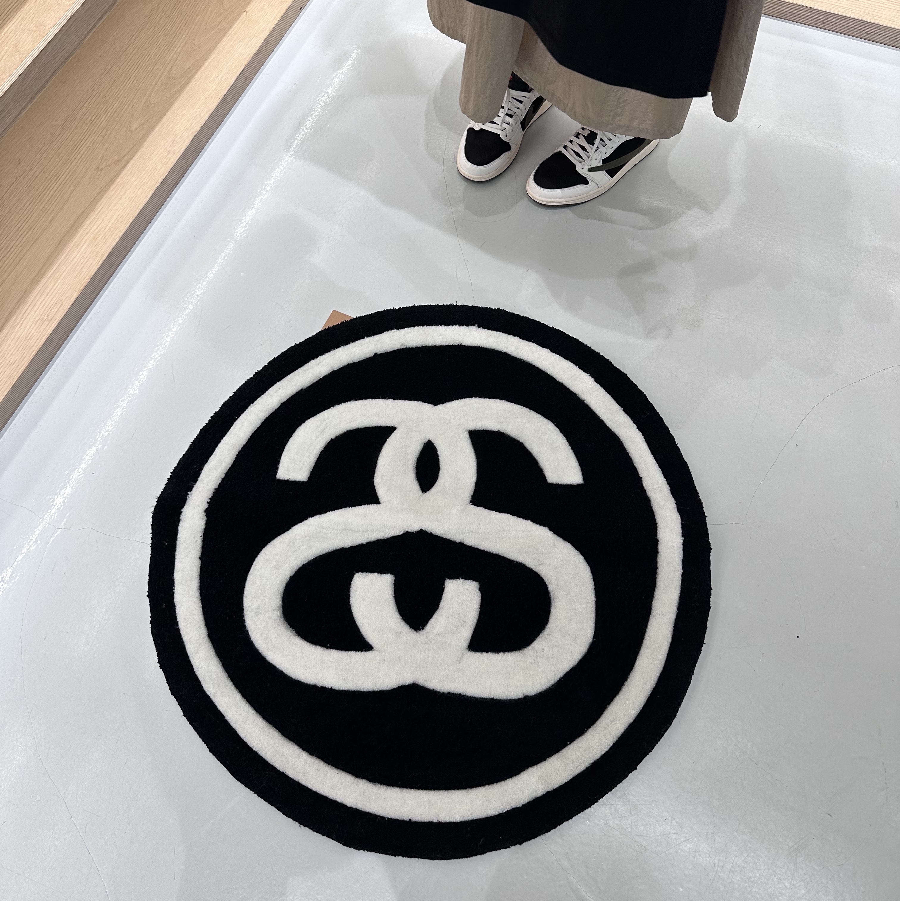 스투시 SS 링크 러그 블랙 | Stussy | KREAM