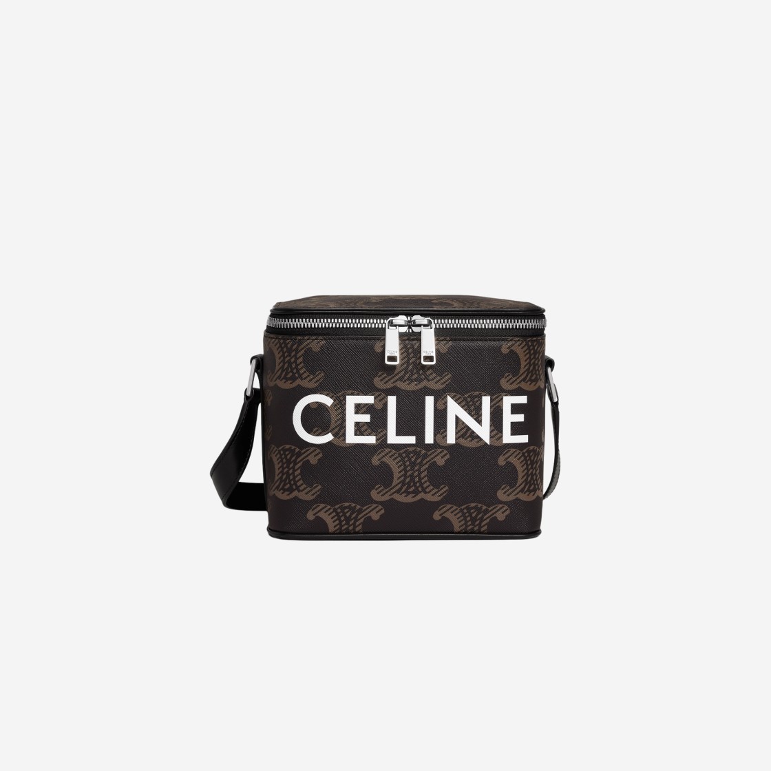 Celine Boite in Triomphe Canvas XL with Celine Print Black 상세 이미지 1