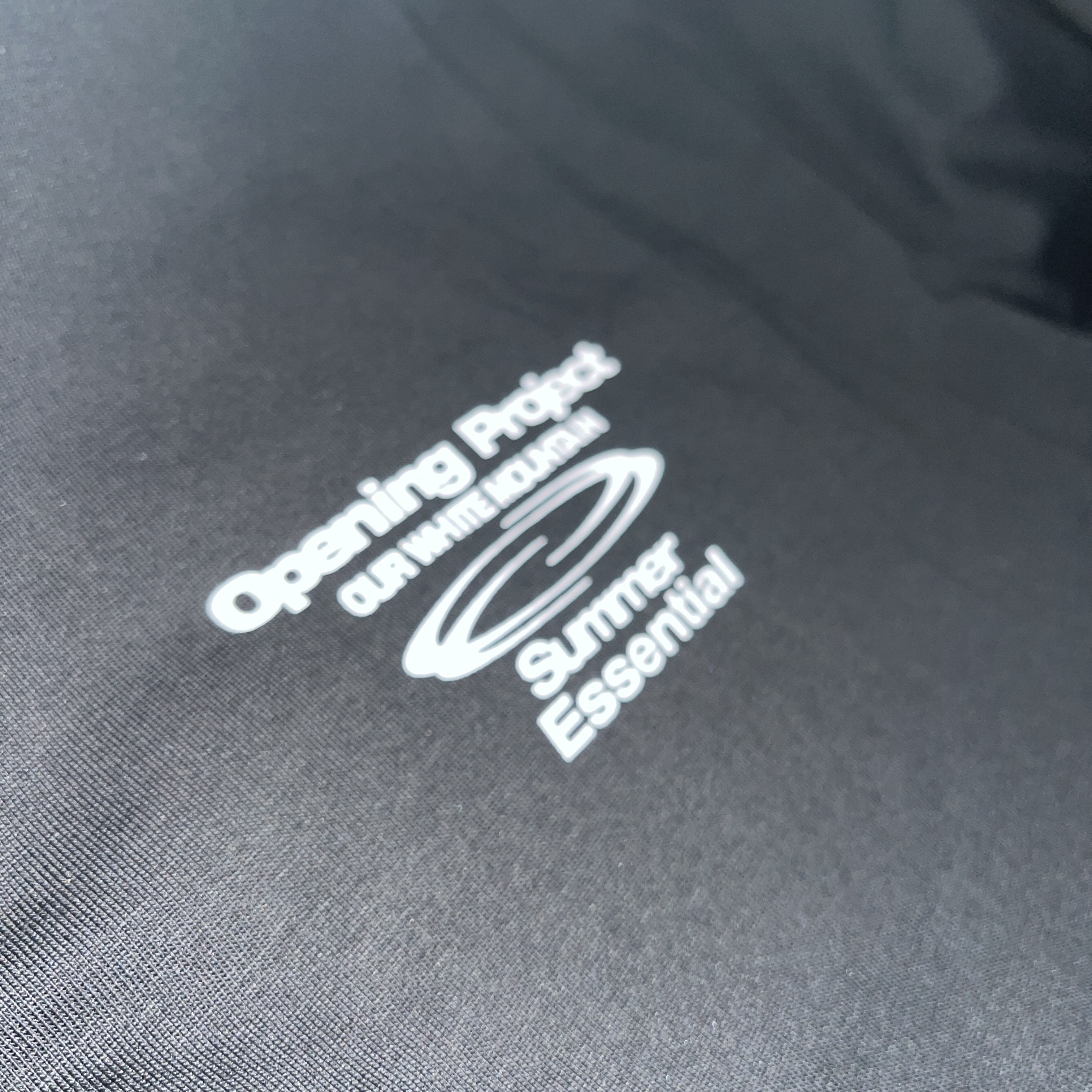 Opening Project Essential T-Shirts Black 착용 스타일