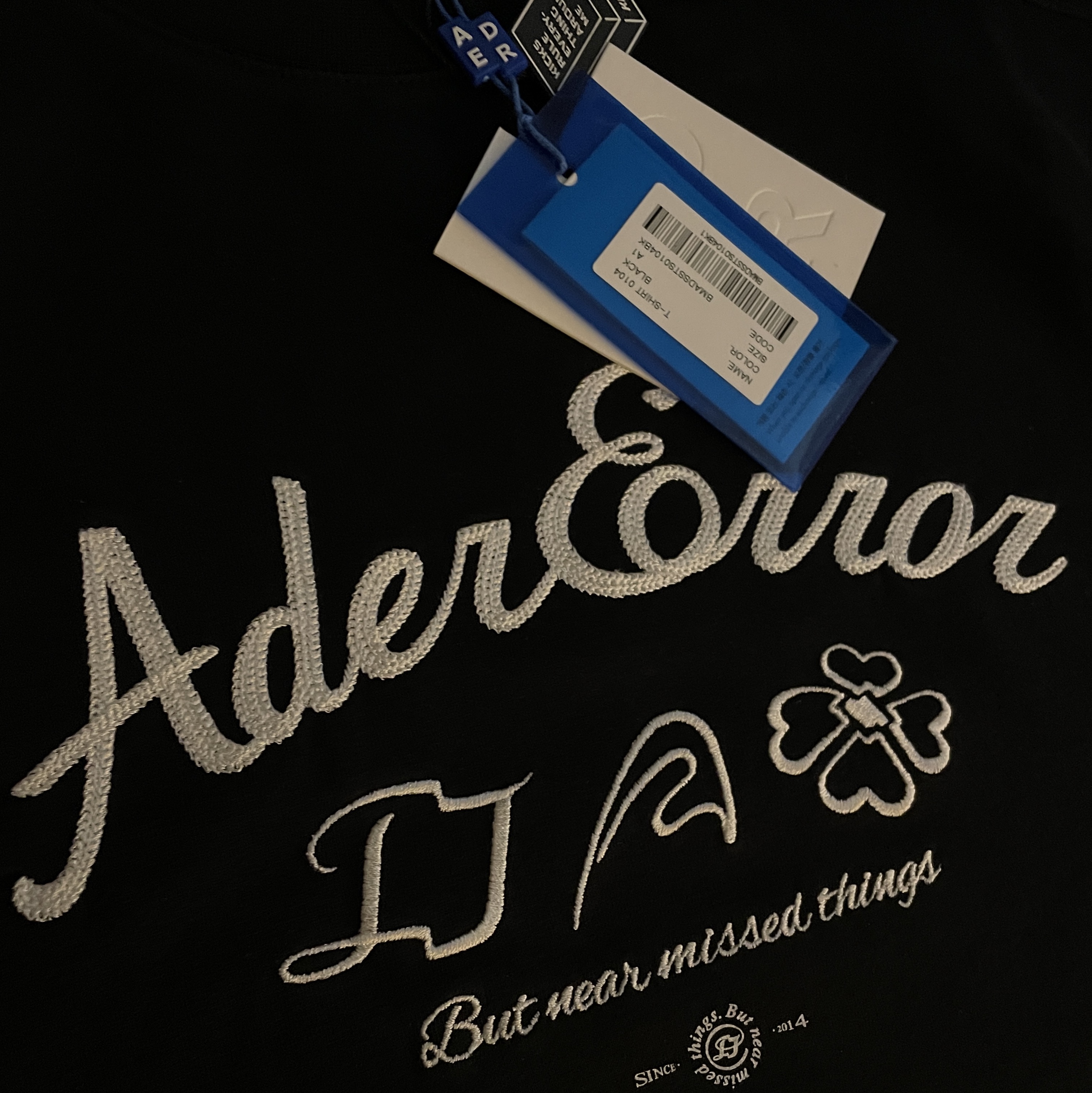 Ader Error Sollec T-Shirt Noir 착용 스타일
