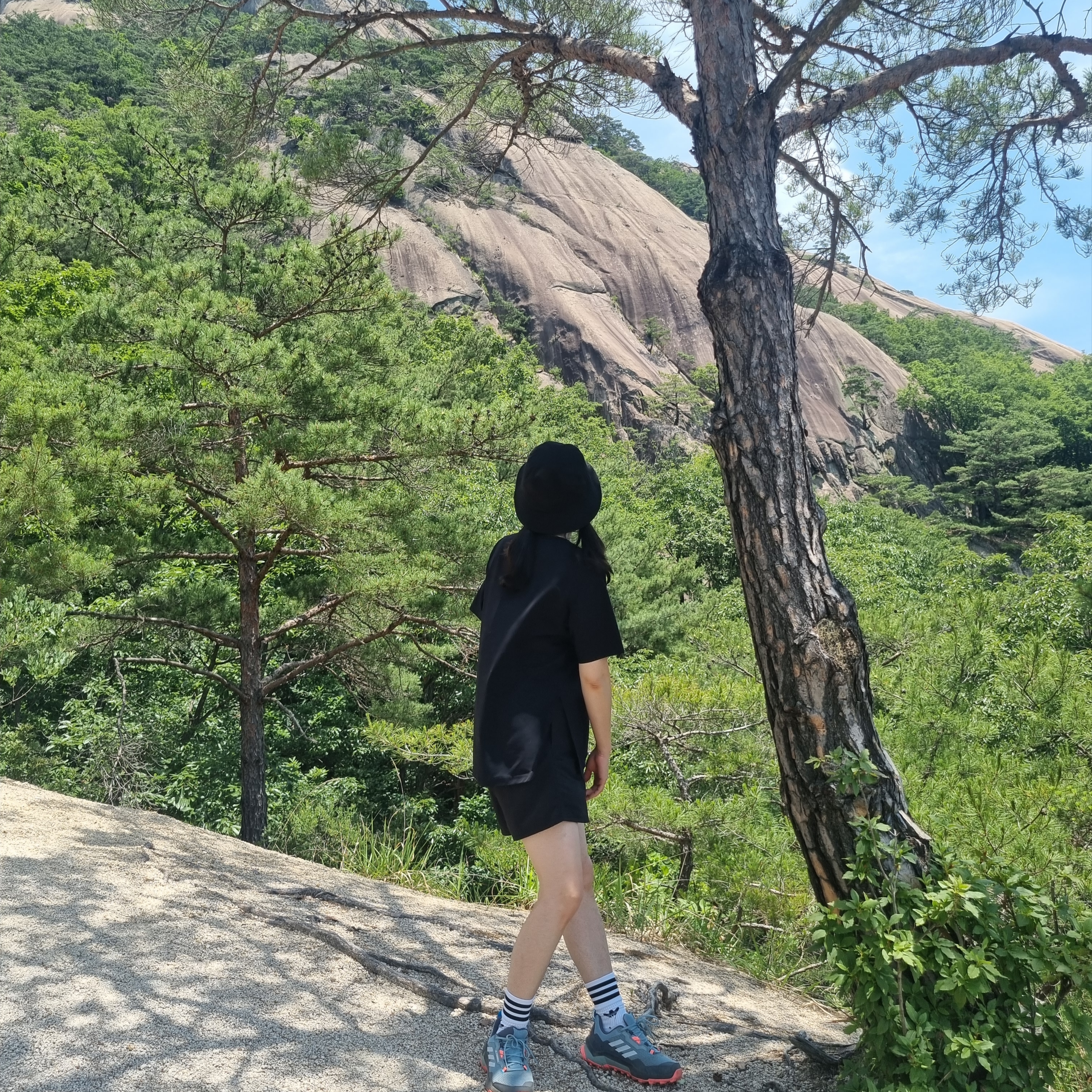 Stussy Stock Bucket Hat Black, Patagonia Baggies Shorts 5 Inch Black 착용 스타일 - 4