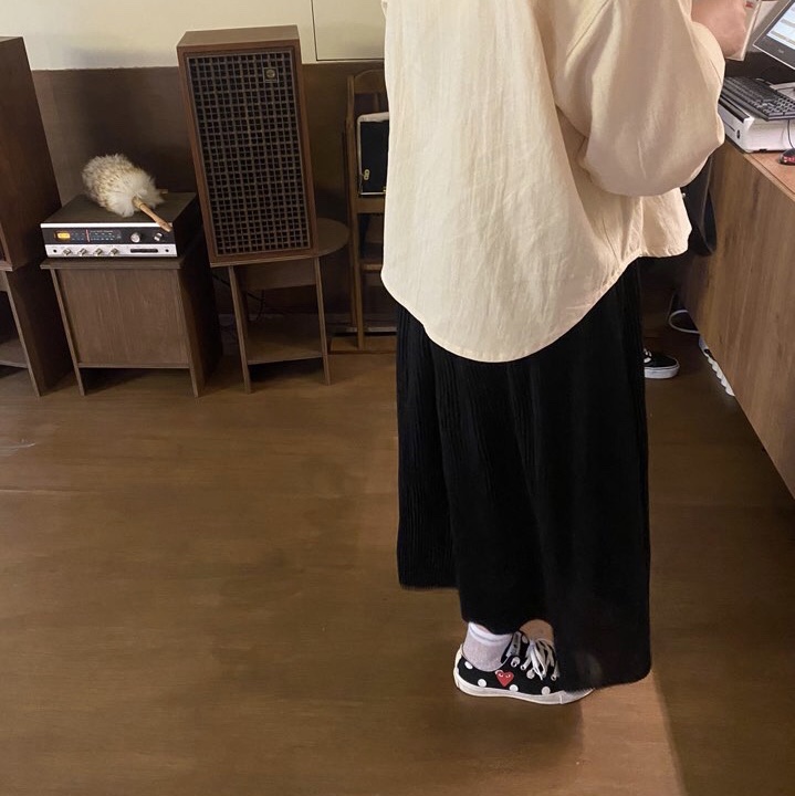 Converse x Play Comme des Garcons Chuck 70 Ox Polka Dot Black 착용 스타일