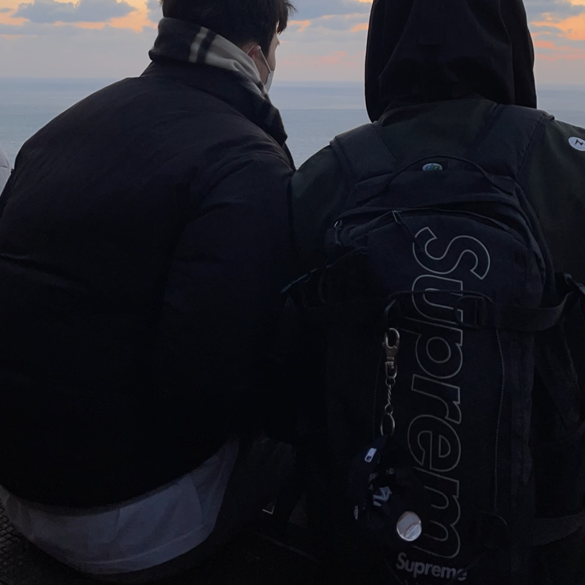 Supreme Backpack Black - 18FW 착용 스타일 - 2