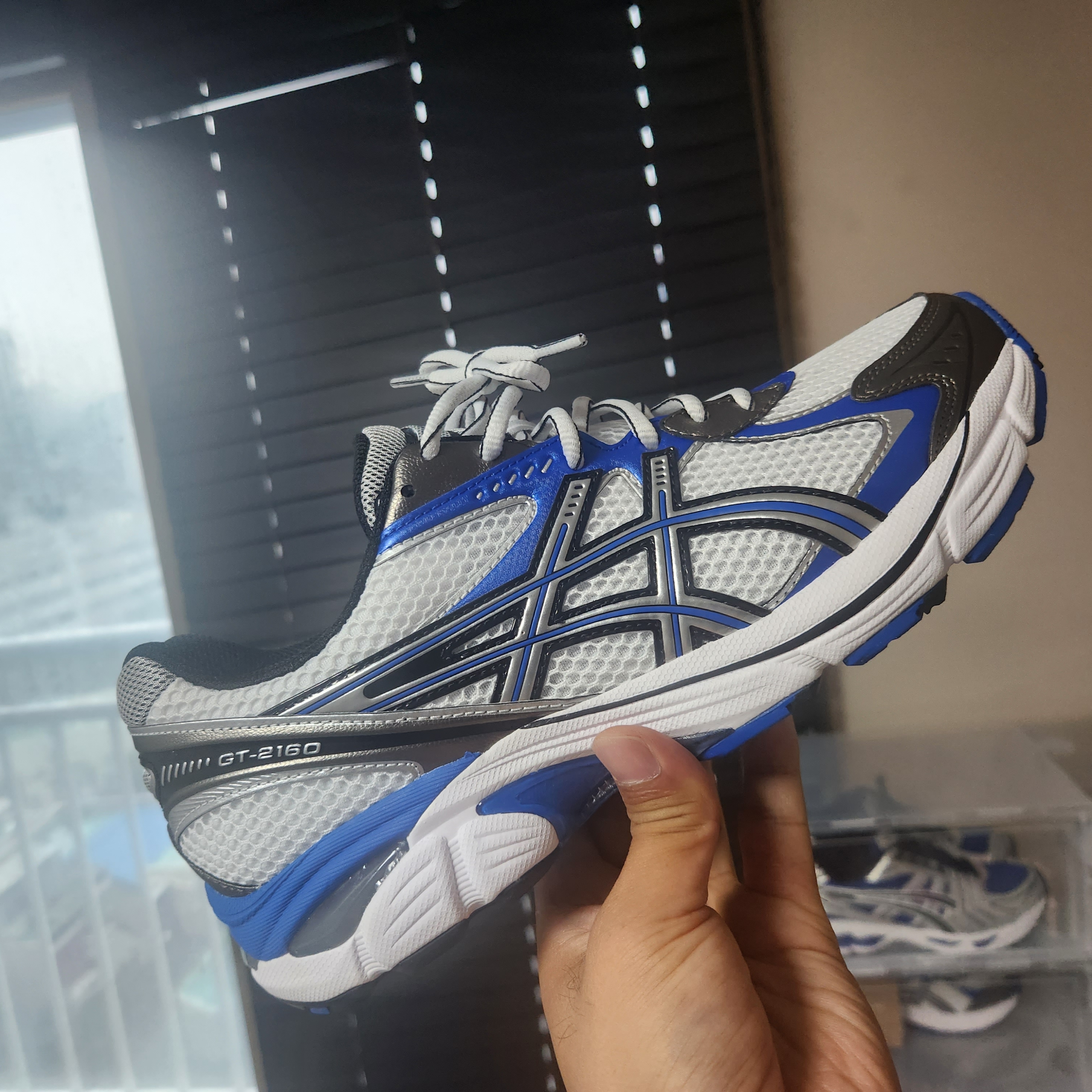 Asics GT-2160 White Illusion Blue 착용 스타일