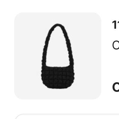 COS Quilted Messenger Bag Black 착용 스타일
