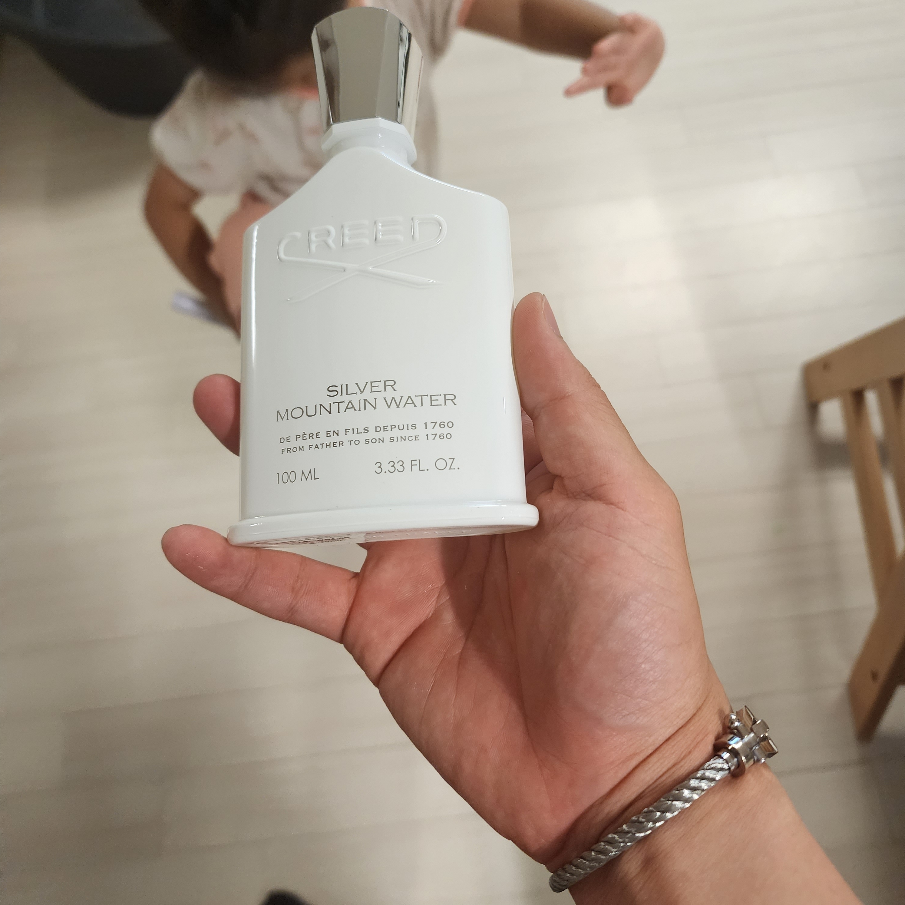Creed Silver Mountain Water Eau De Parfum 100ml, Fred Force 10 Steel Cable Bracelet Large 18K White Gold 착용 스타일