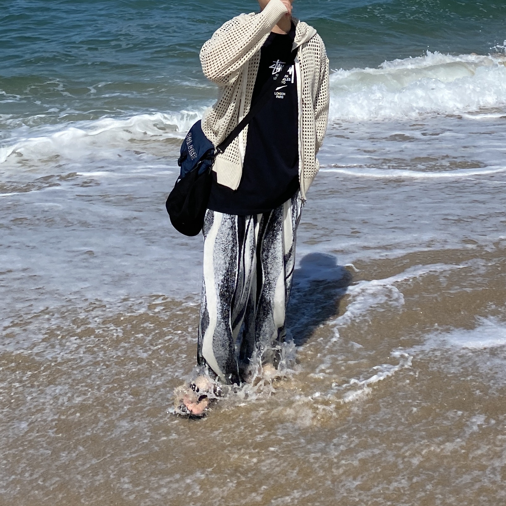 Nike x Stussy WT T-Shirt Black - Asia, Nike x Stussy WT T-Shirt Black - US/EU 착용 스타일 - 2