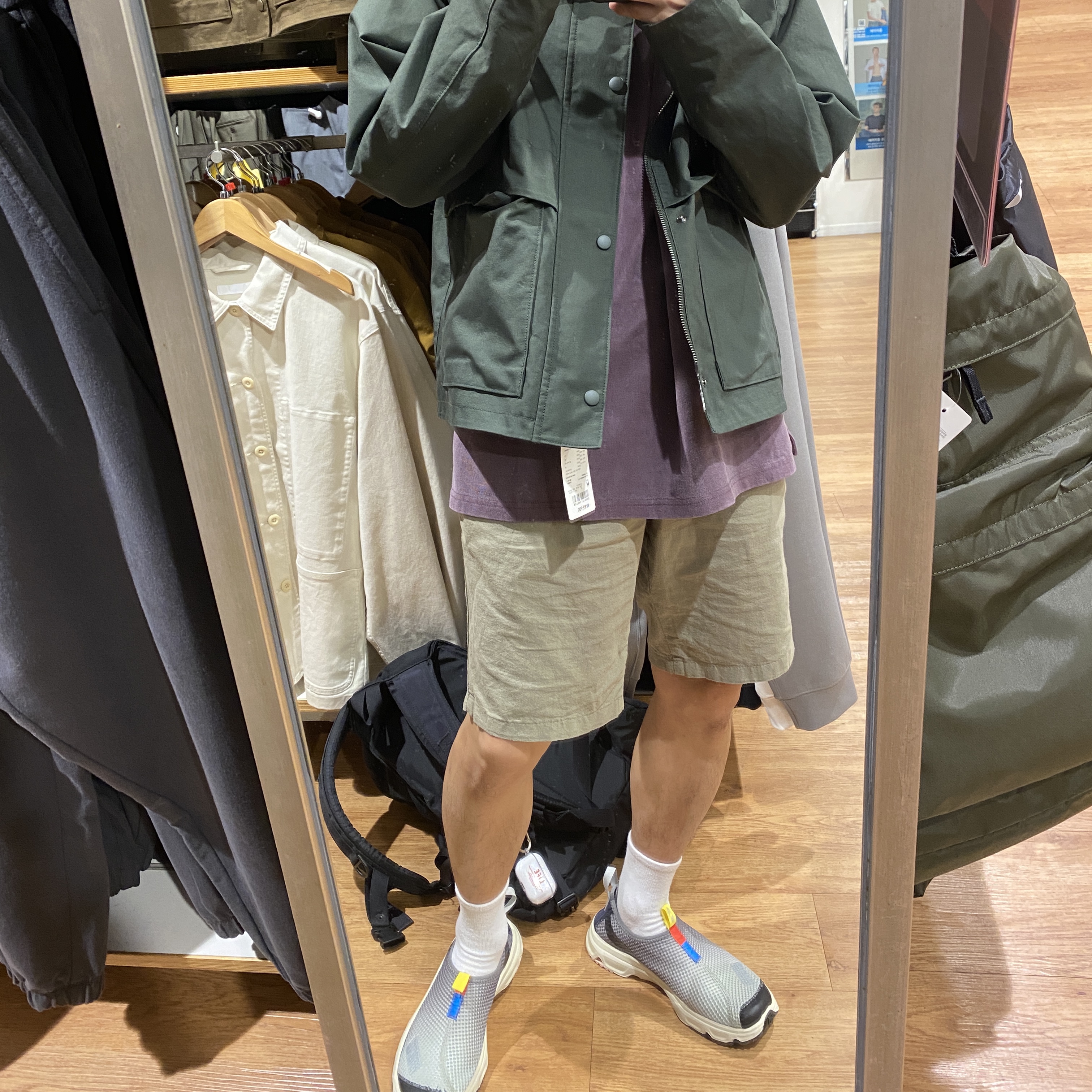 Salomon RX Moc 3.0 Pewter Desert 착용 스타일