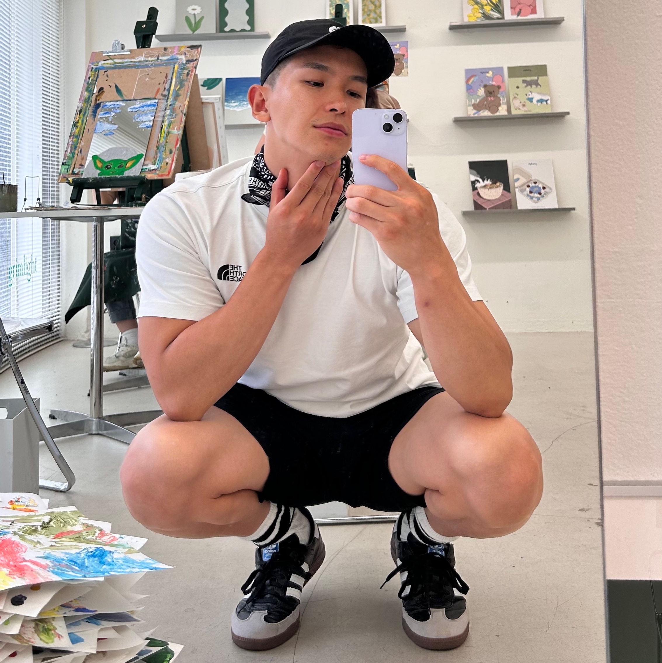 Adidas Samba Vegan Black White, Supreme x The North Face Trekking Soft Bill Cap Black - 22SS 착용 스타일