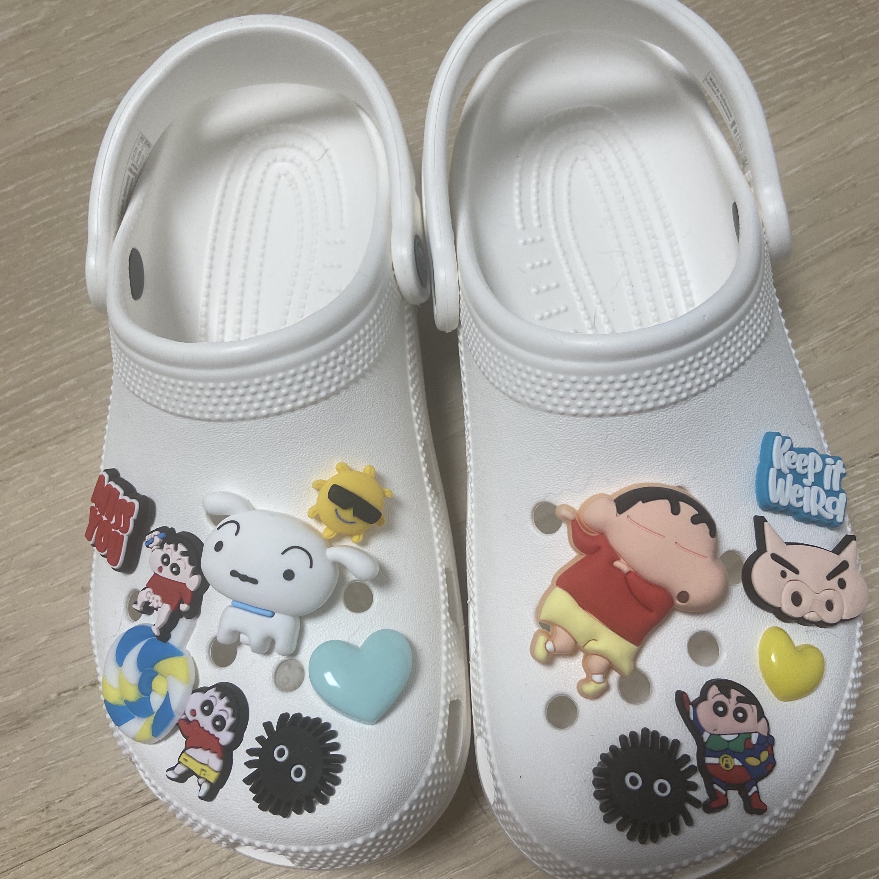 Crocs Classic Clog White 착용 스타일