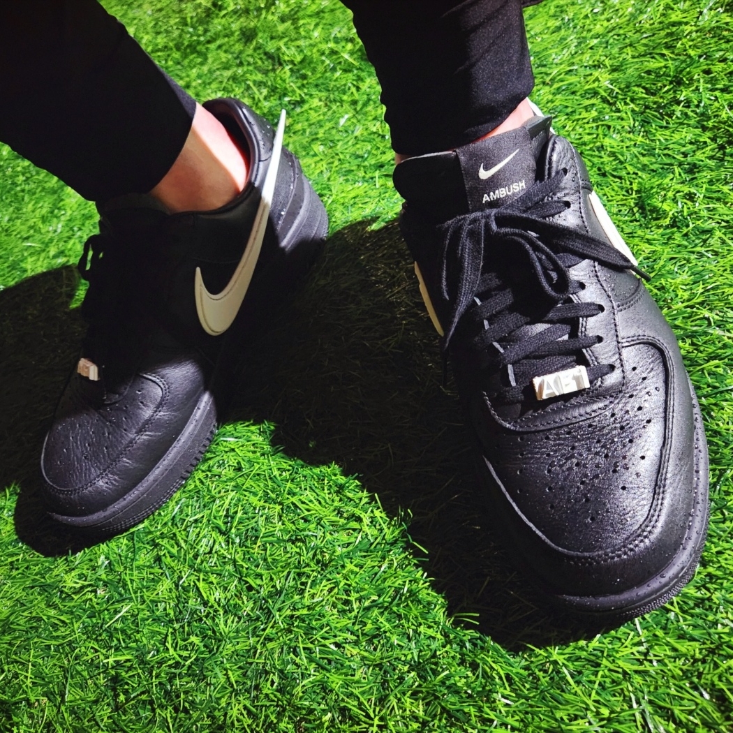 Nike x Ambush Air Force 1 Low SP Black 착용 스타일 - 4