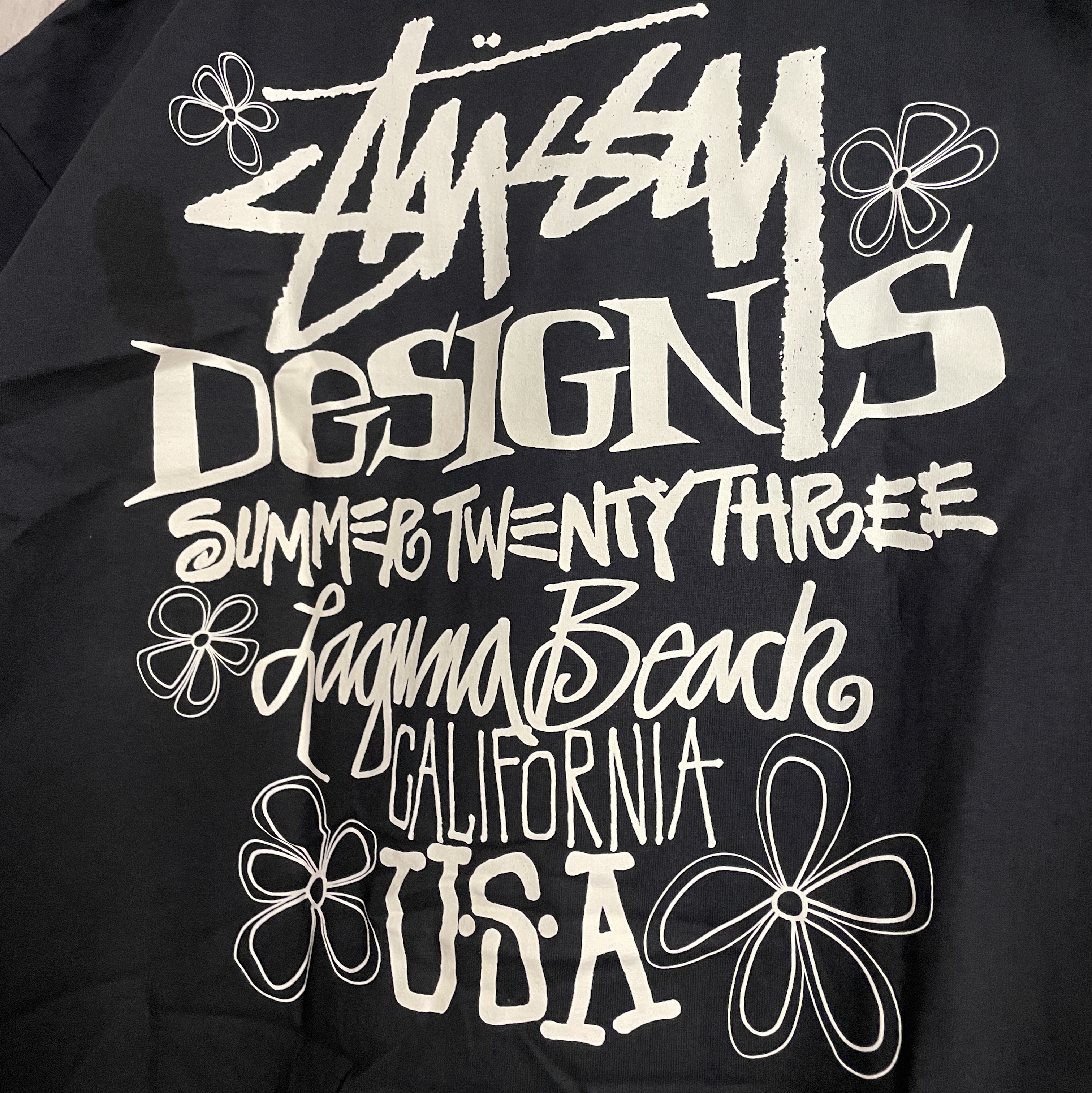 Stussy Summer LB T-Shirt Black 착용 스타일
