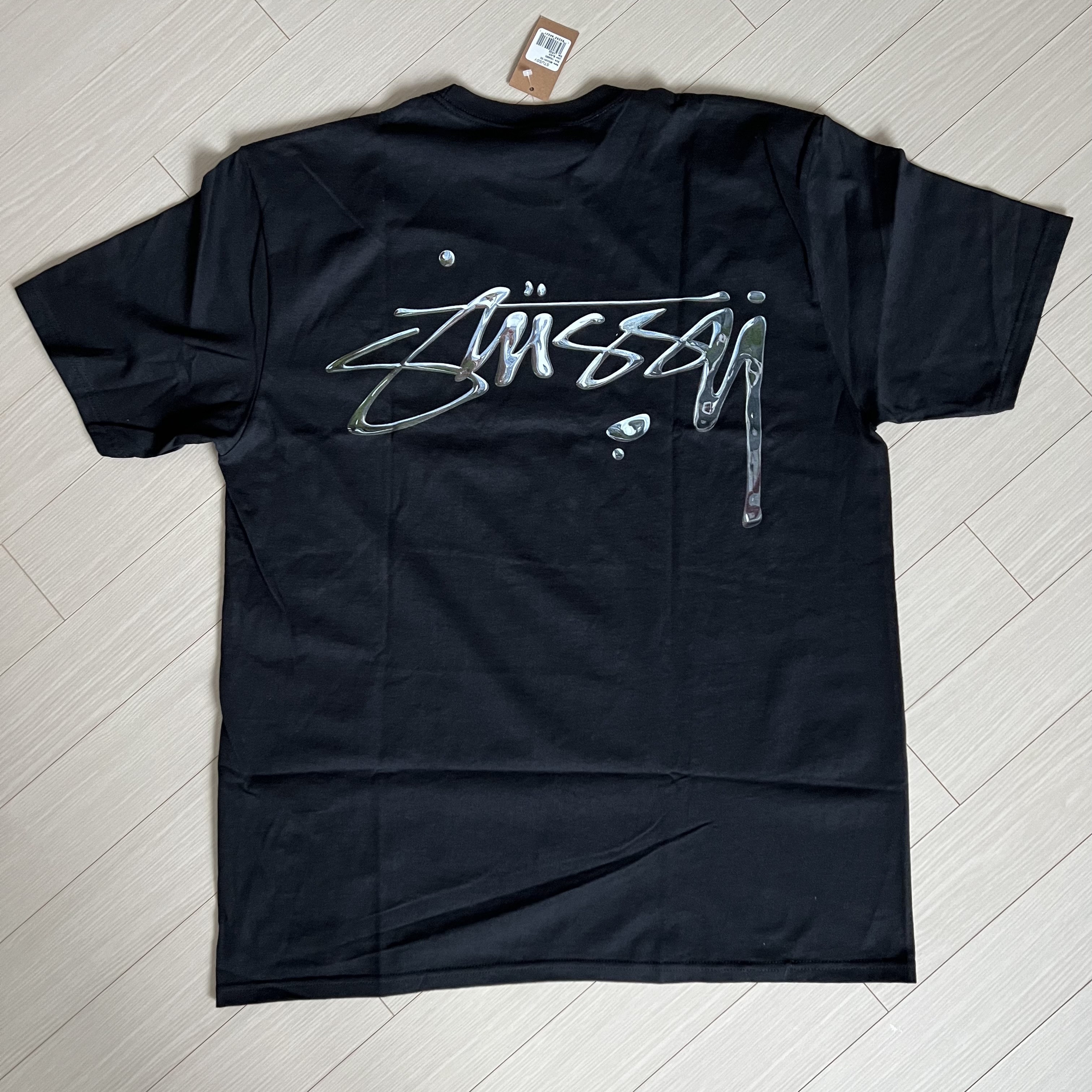 Stussy Mercury T-Shirt Black 착용 스타일 - 1