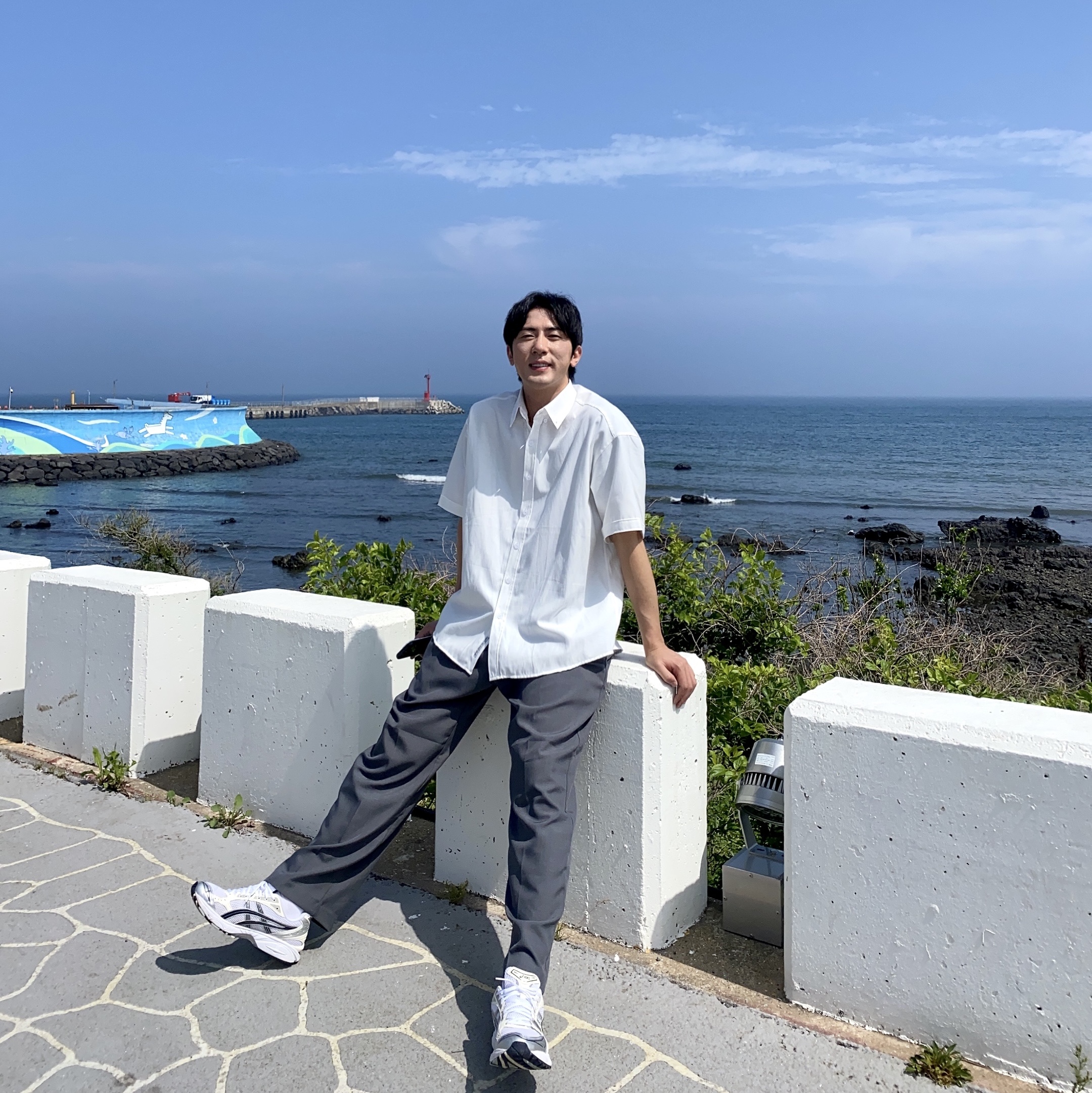 (W) Asics Gel-Kayano 14 White Midnight 착용 스타일