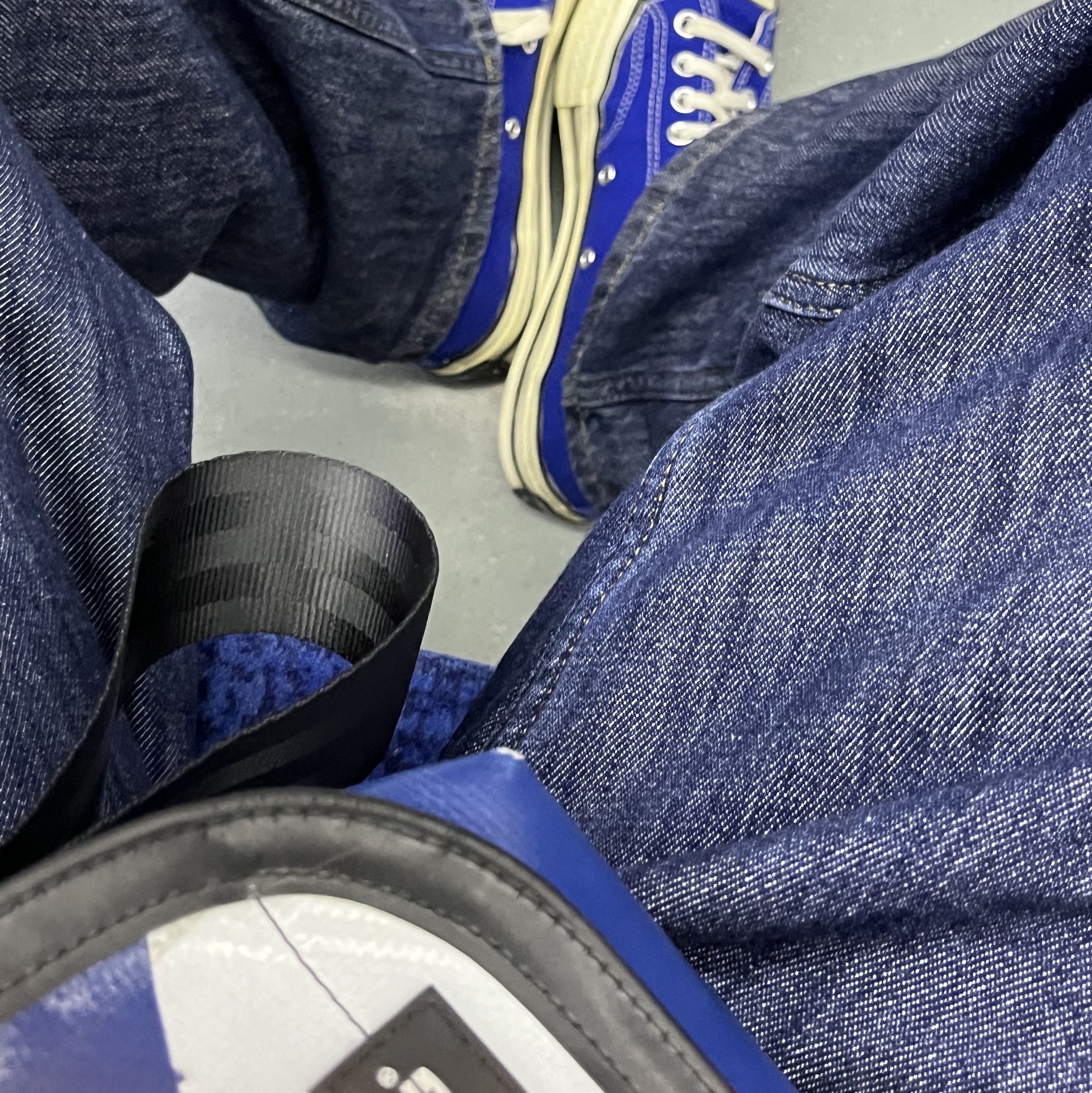 Converse Chuck 70 Ox Vintage Canvas Rush Blue 착용 스타일