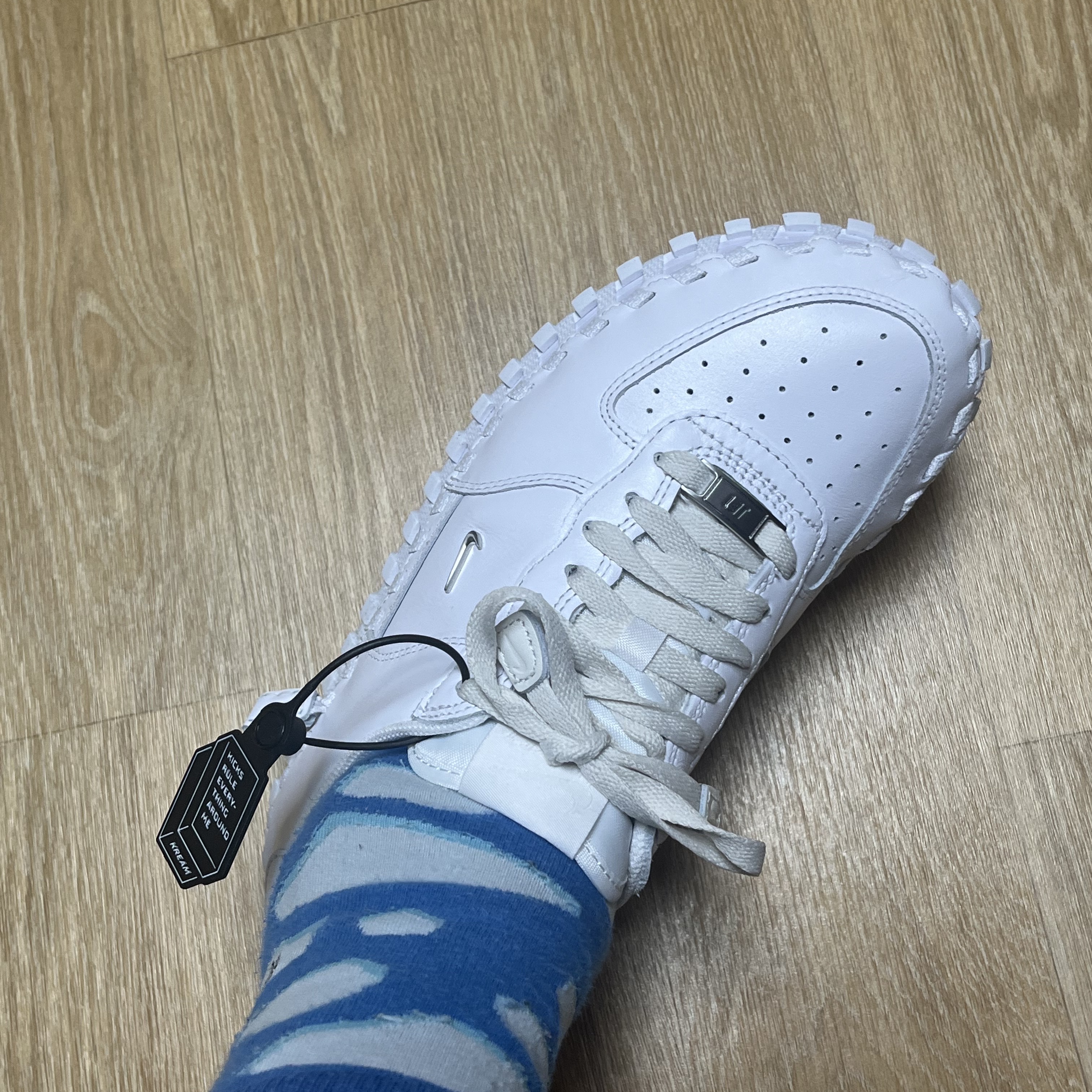 Nike x Jacquemus J Force 1 Low LX SP White 착용 스타일