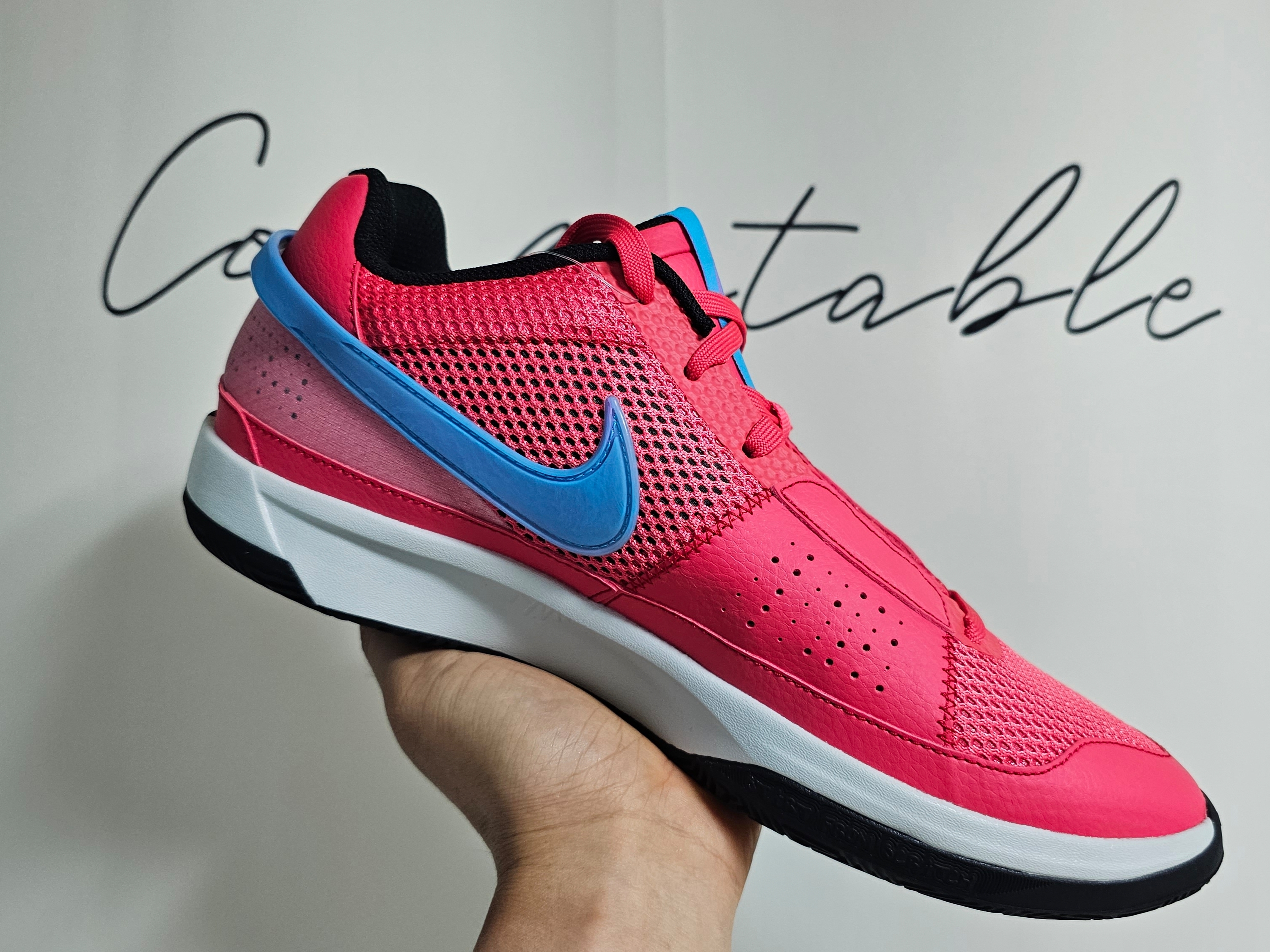 Nike Ja 1 EP Ember Glow 착용 스타일 - 2