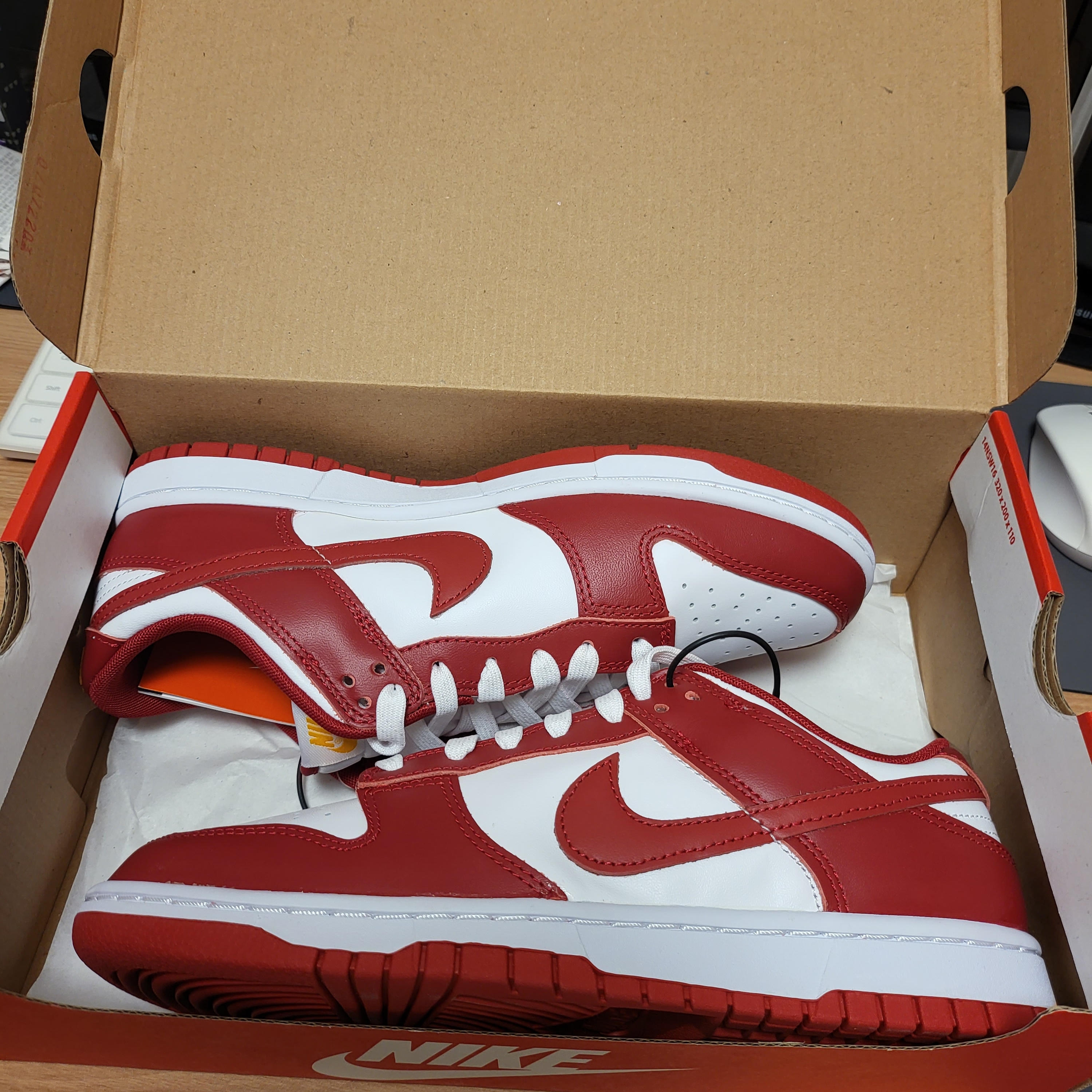Nike Dunk Low Retro Gym Red 착용 스타일