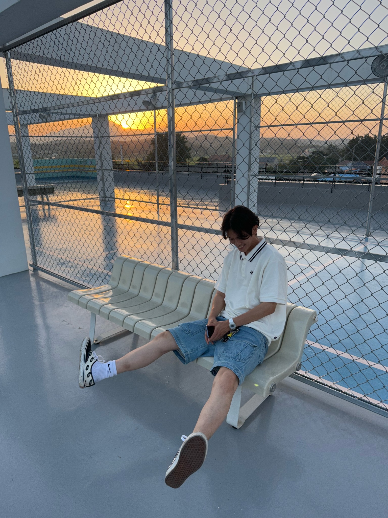 Vans Vault x Wacko Maria OG Authentic LX Classic White, Supreme Zip-Off Utility Pants Denim - 21FW 착용 스타일 - 2