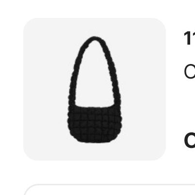 COS Quilted Messenger Bag Black 착용 스타일