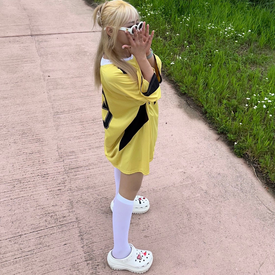 ★人気★【Project G/R】★Oversized Football Jersey★Yellow★ Project G/R Oversized STYLE | KREAM