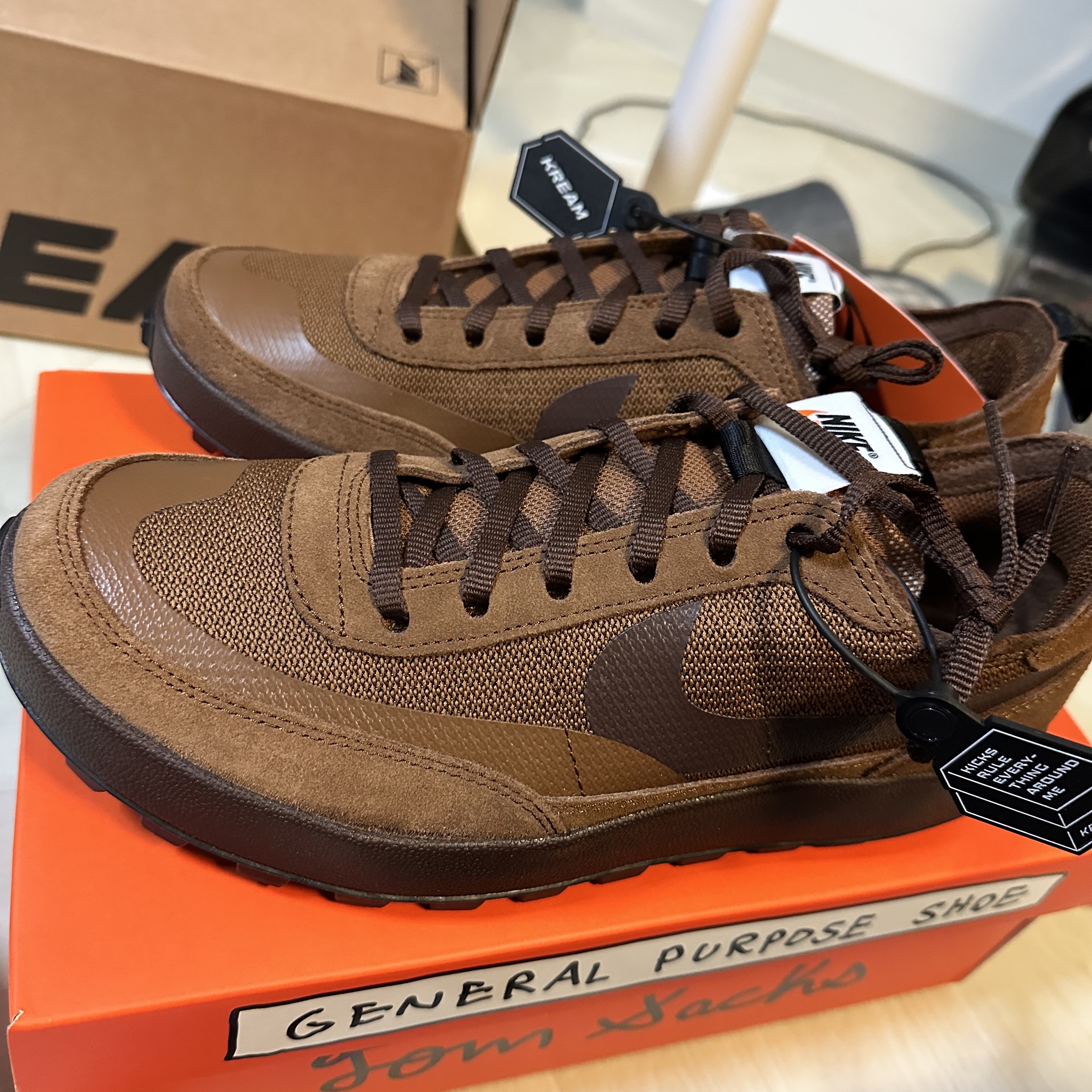 Nike x Tom Sachs General Purpose Shoe Brown 착용 스타일