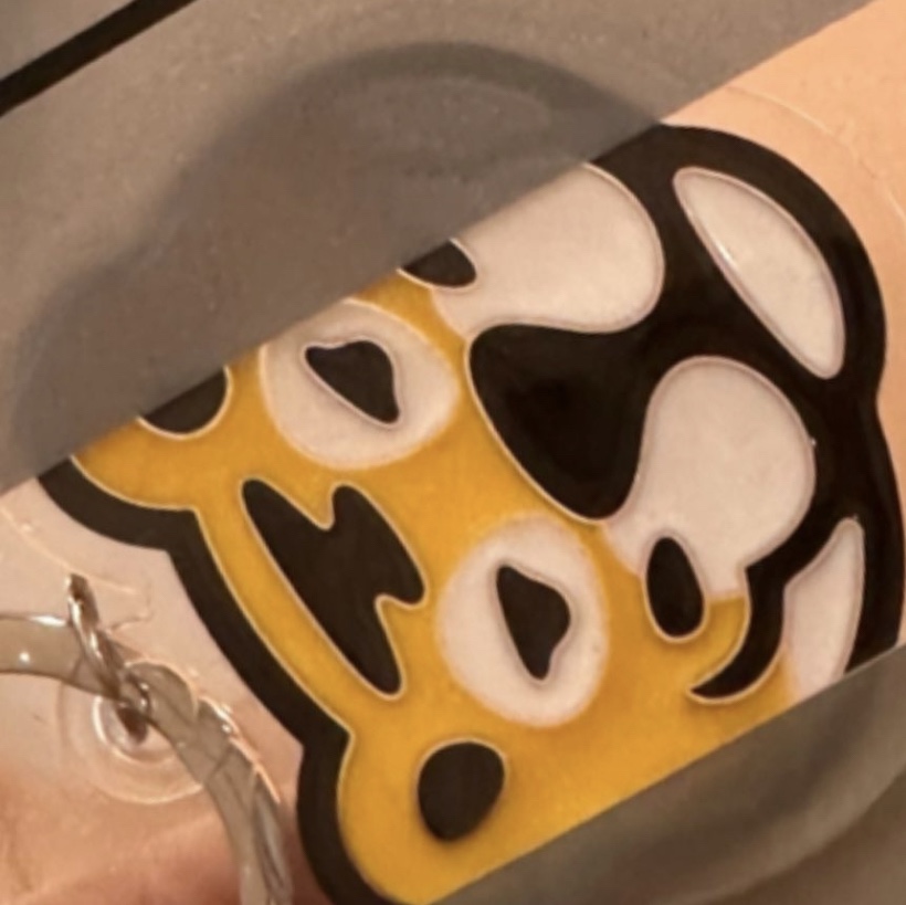 Human Made Acrylic Animal Keyring Yellow 착용 스타일