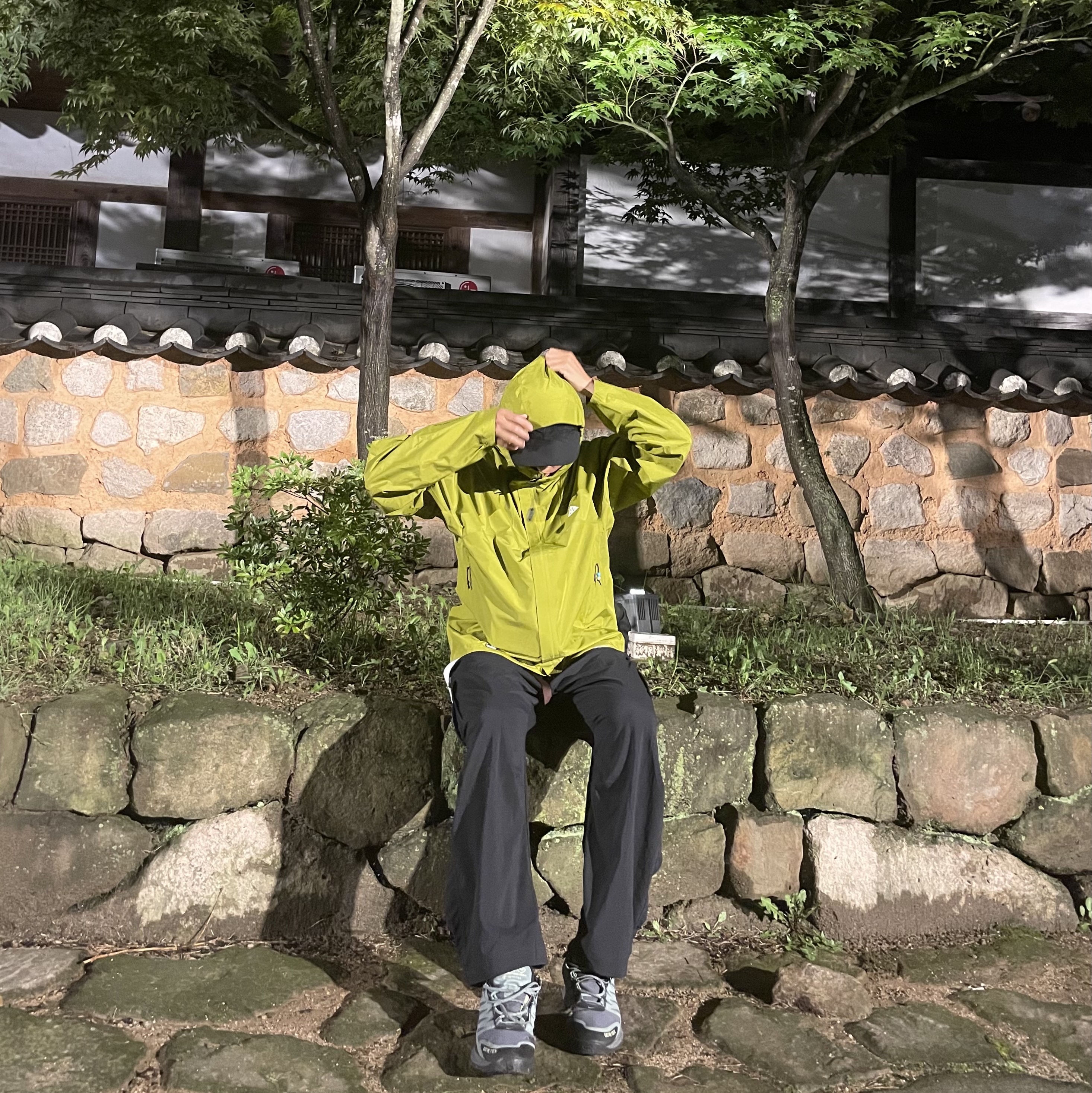 Nike ACG Storm-Fit ADV Cascade Rains Full Zip Jacket Moss - Asia, Nike ACG Oregon Series Cargo Pants Black - US/EU 착용 스타일 - 4