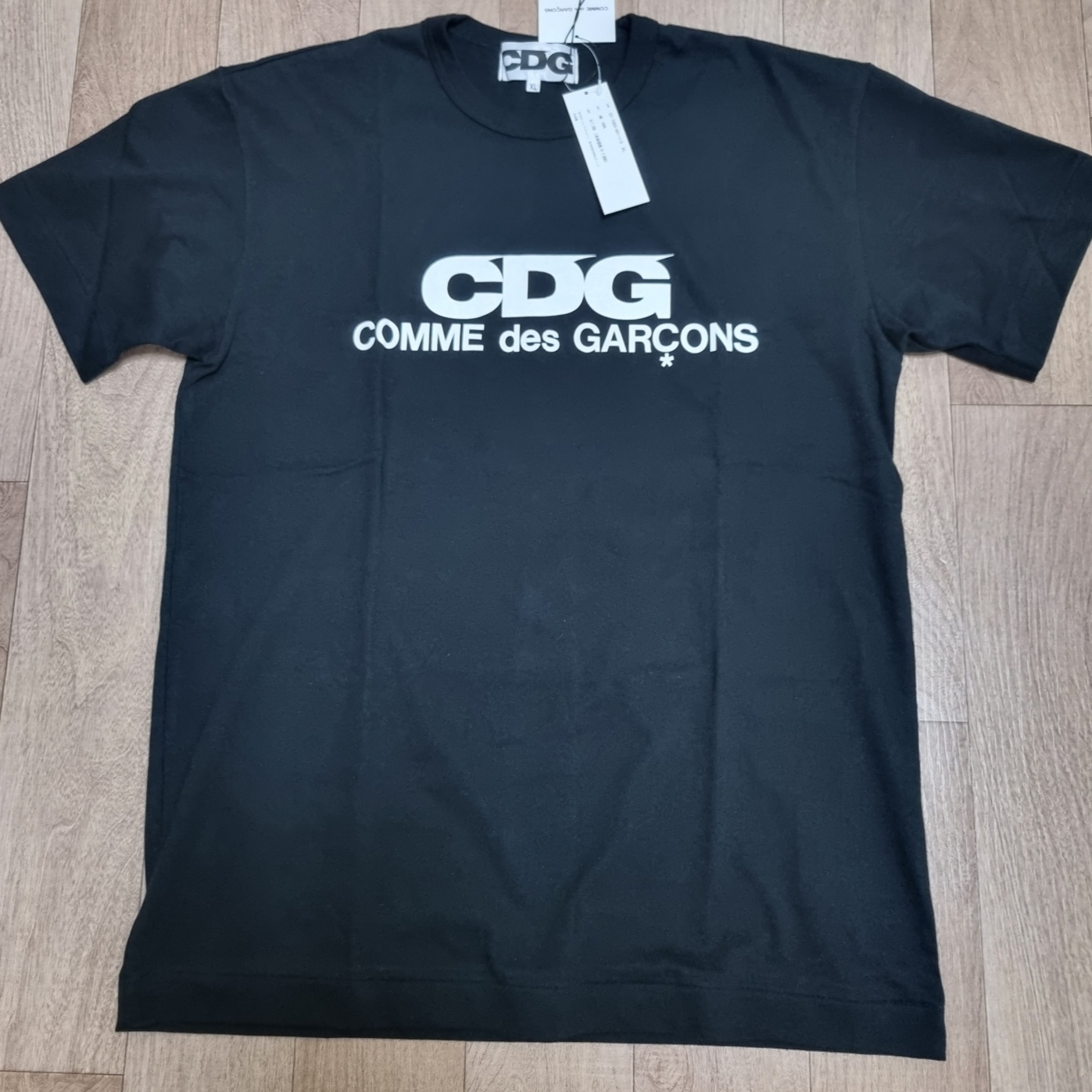 CDG Logo T-Shirt Black 착용 스타일