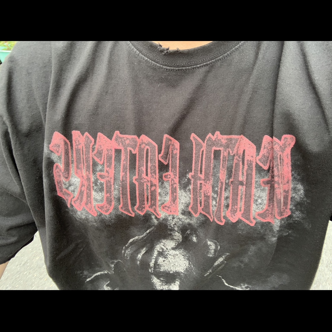 Undermycar Death Eaters Graphic T-Shirt Black - 23SS 착용 스타일