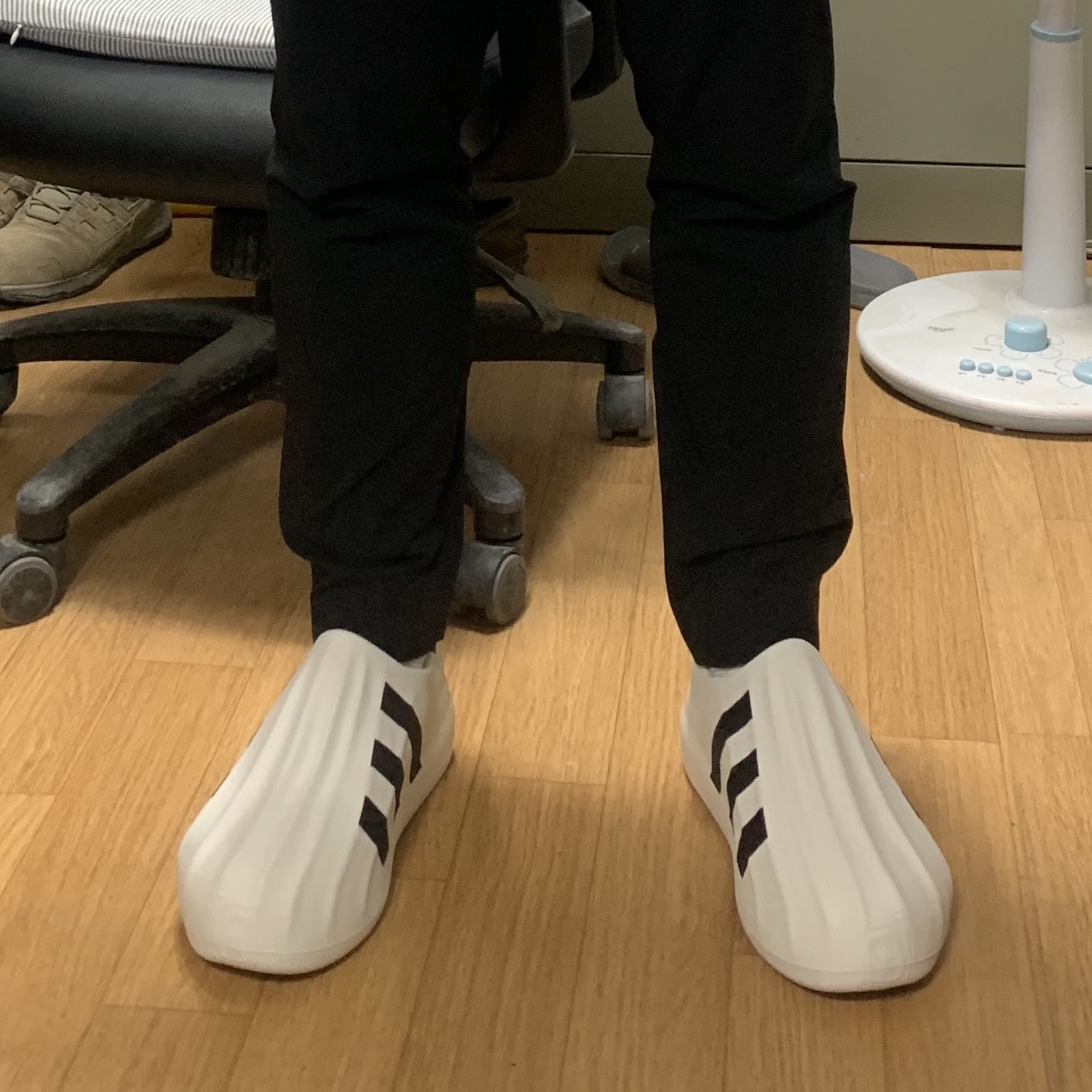 Adidas Adifom Superstar Core White 착용 스타일 - 1