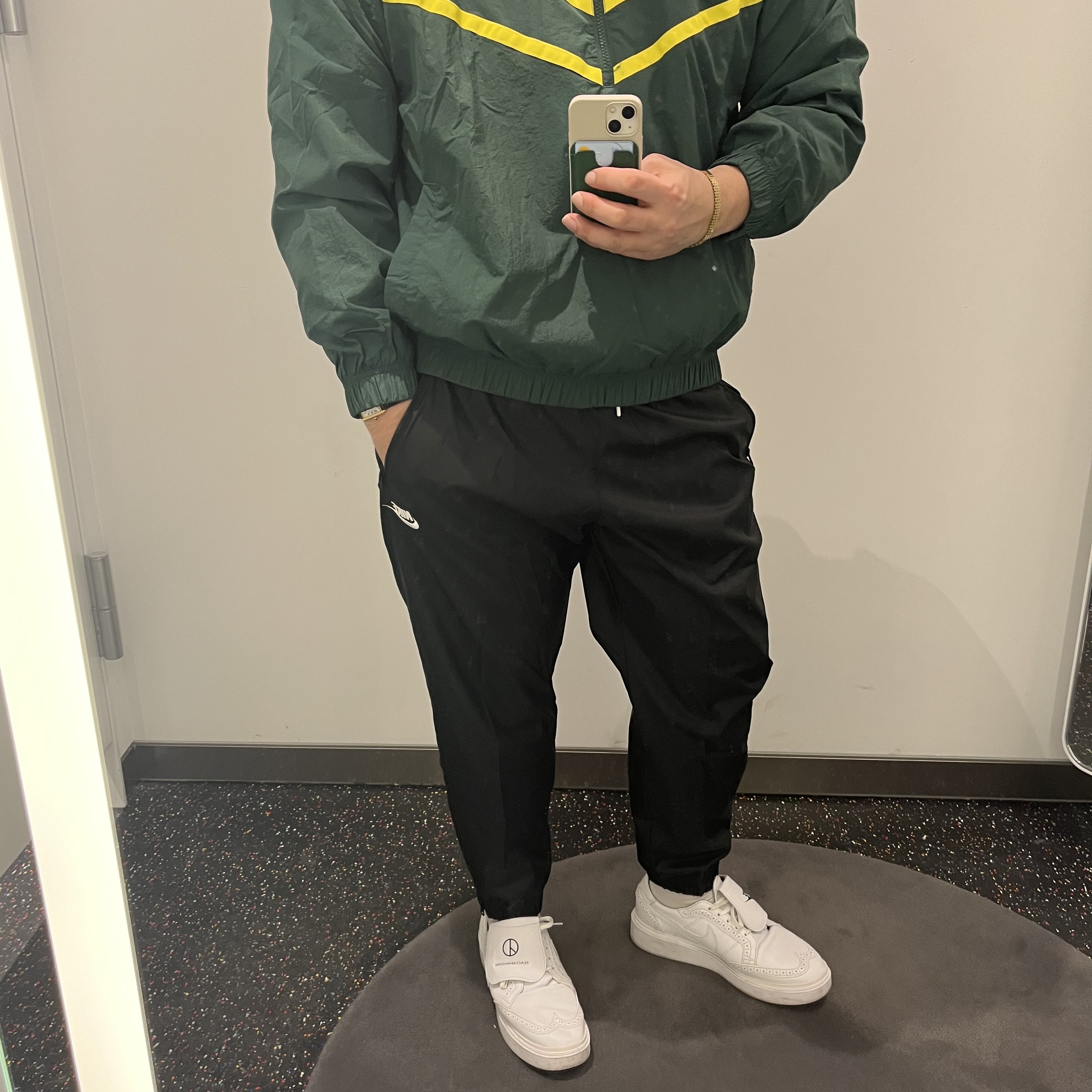 Nike x Peaceminusone Kwondo1 White 착용 스타일