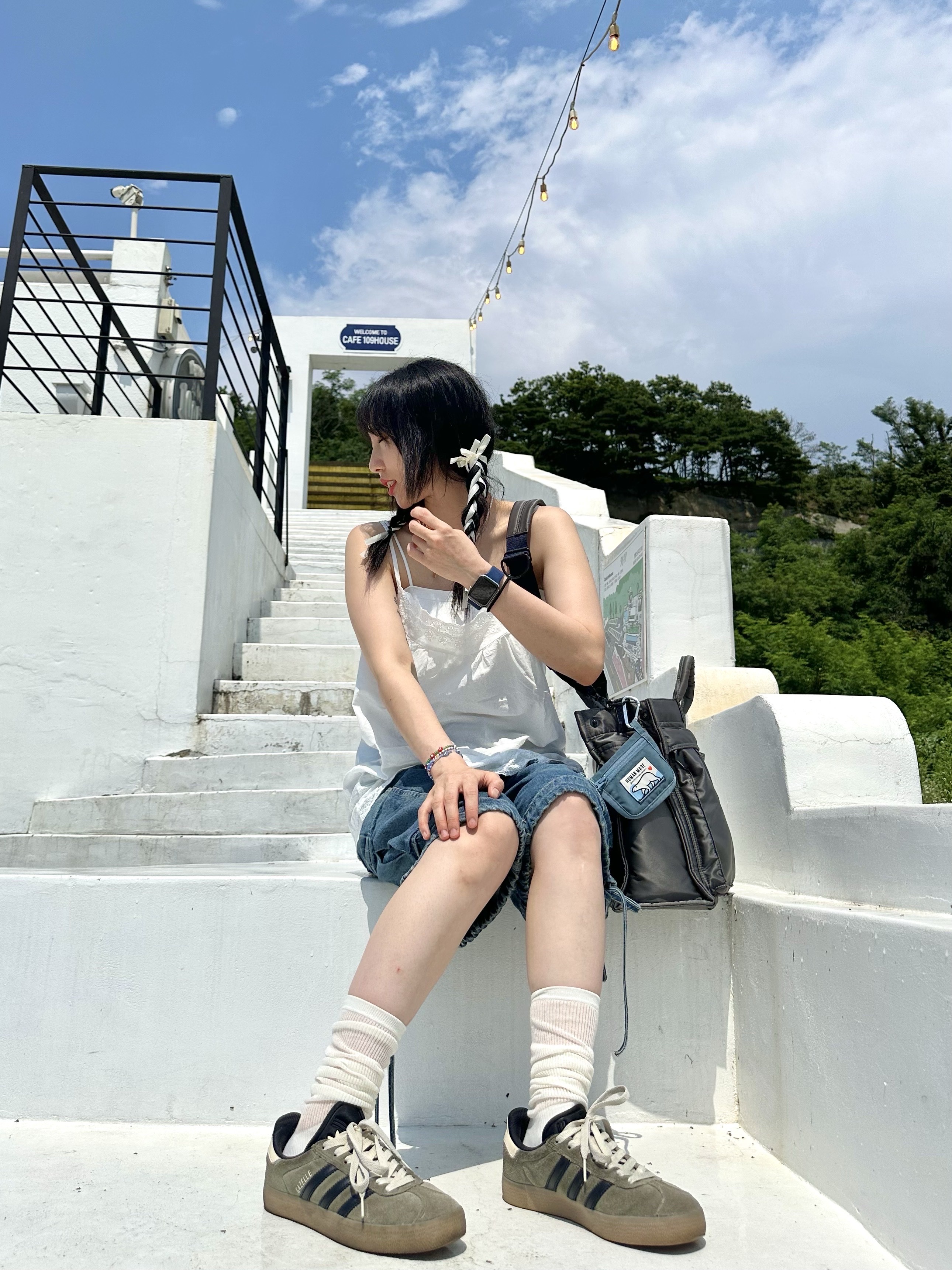 Human Made Nylon Card Case Blue, Porter PX Tanker 2Way Vertical Tote Bag L Black 착용 스타일 - 2