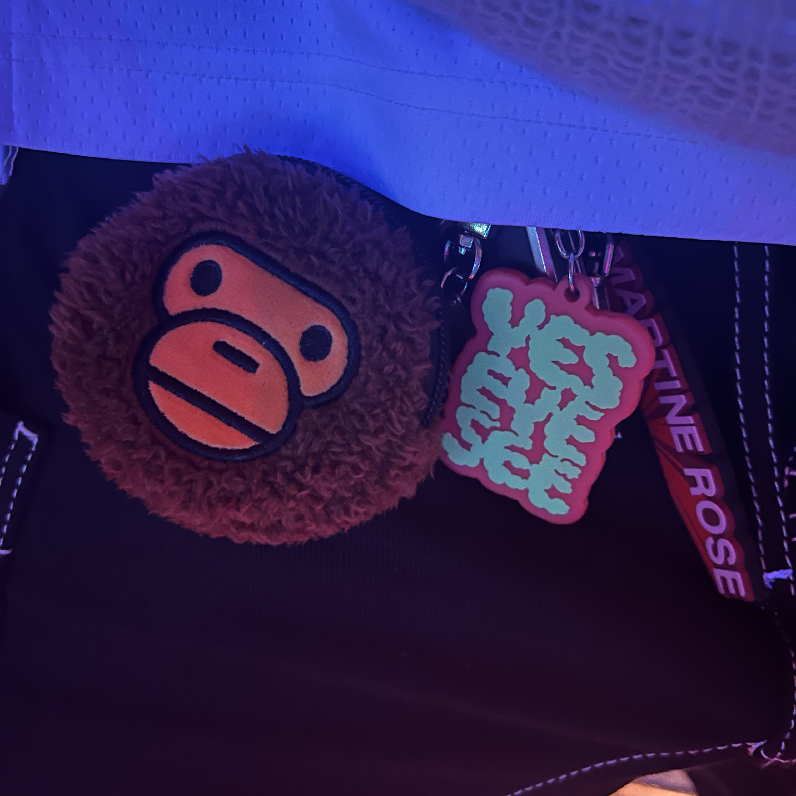 Stussy Loose Knit Logo Sweater Bone, Adidas Samba OG Cloud White 착용 스타일 - 2