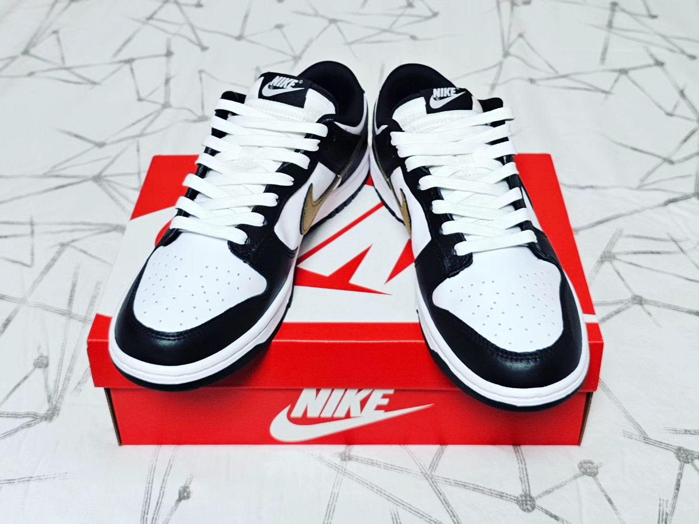 Nike Dunk Low Retro Black 착용 스타일 - 3