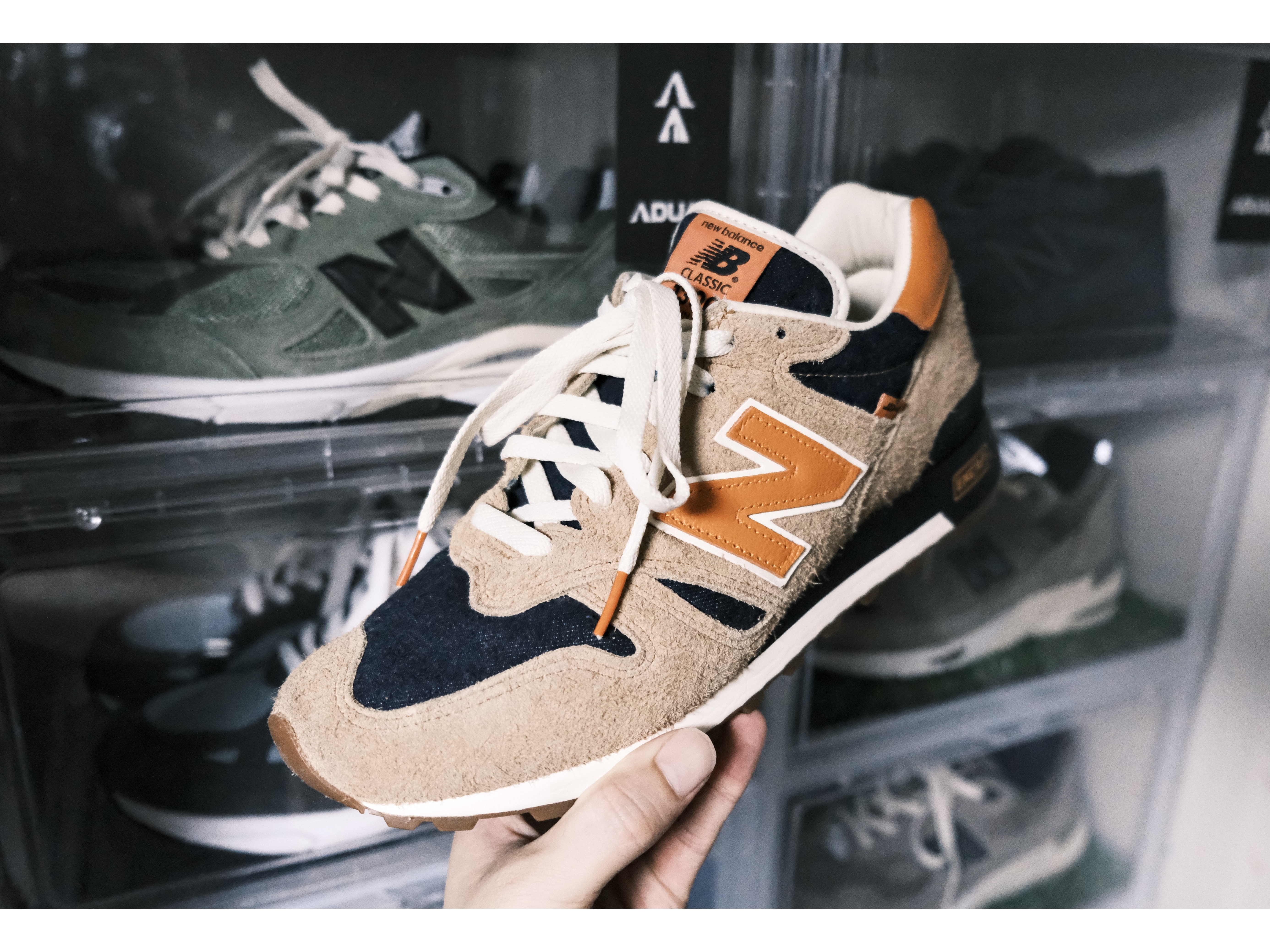 New Balance x Levi's 1300 Made in USA (Levi's Tag) 착용 스타일 - 1
