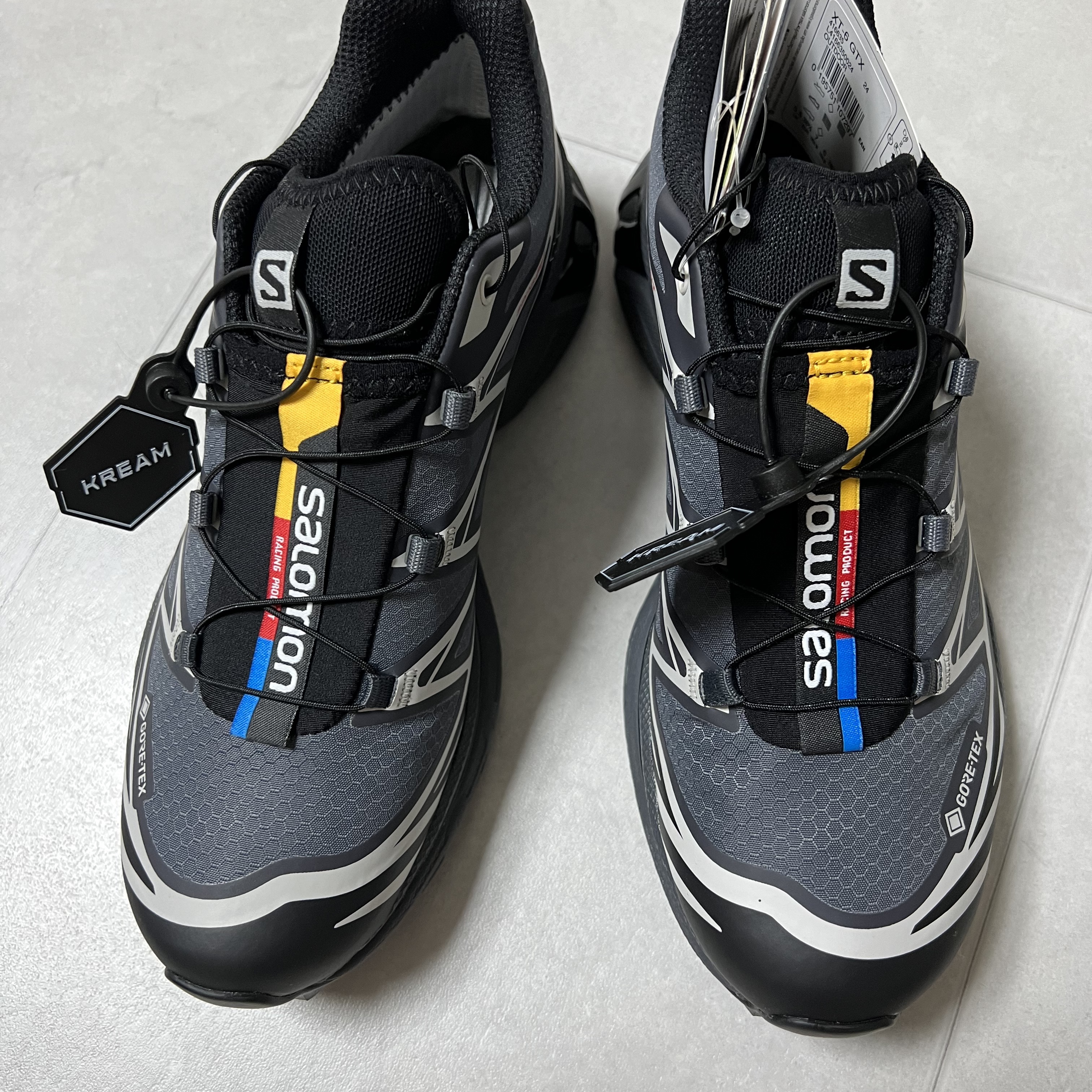 Salomon XT-6 Gore-Tex Black Ebony 착용 스타일 - 2