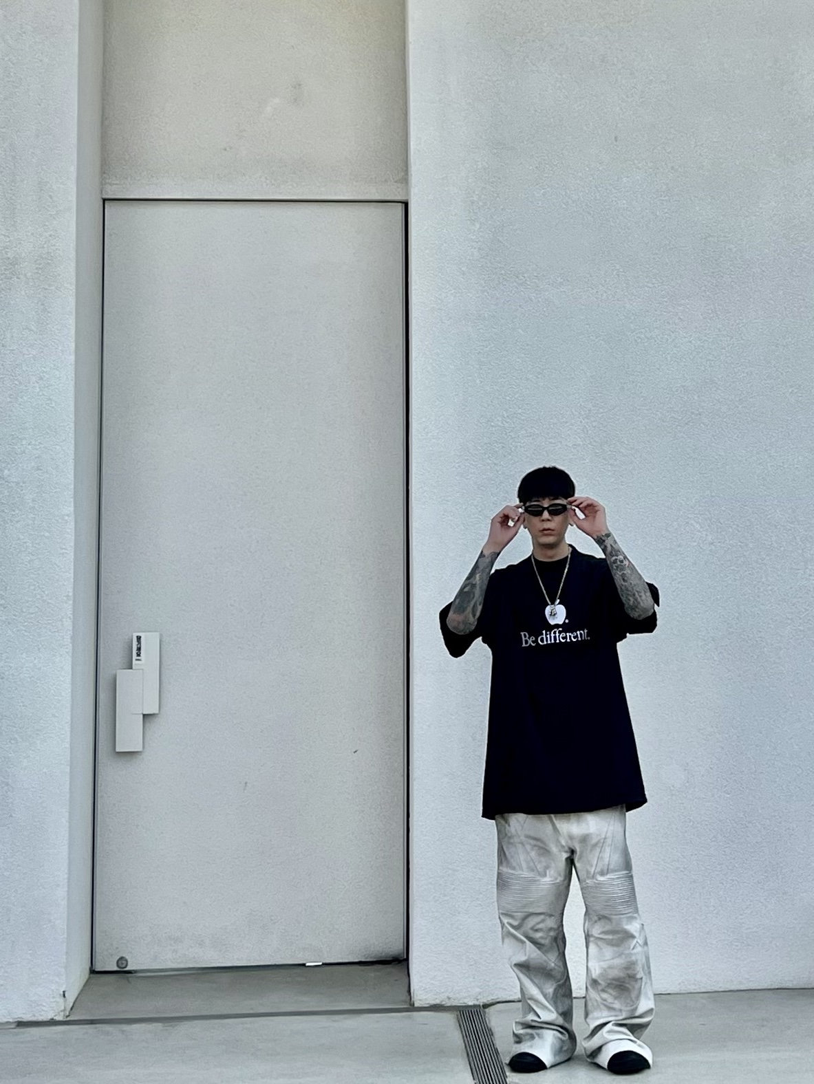 Nike x Ambush Air Force 1 Low SP Black 착용 스타일 - 1