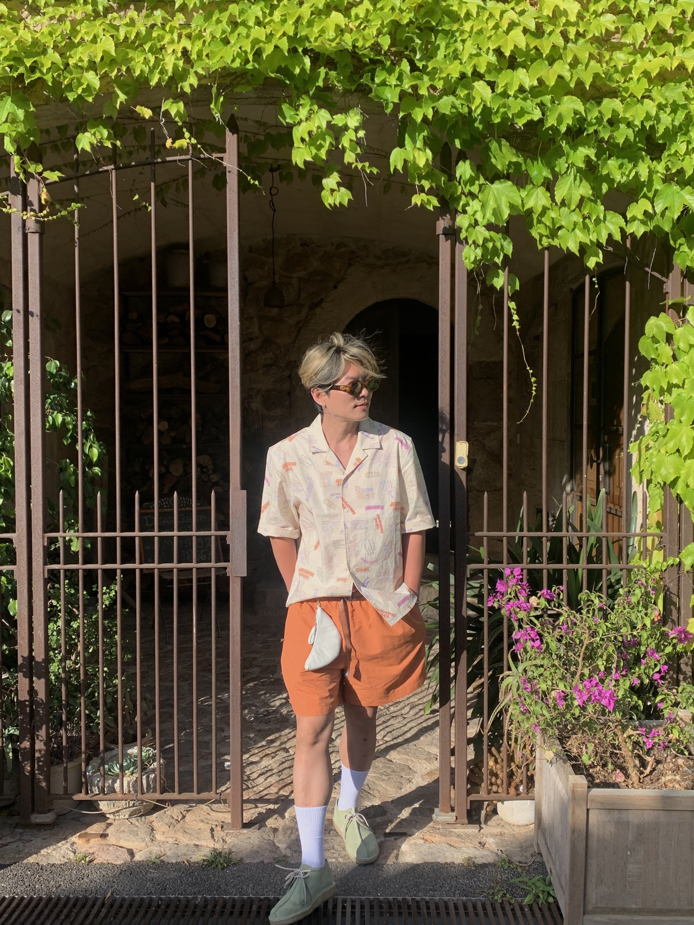 Nike NRG ACG Trail Shorts Rust Oxide - Asia, Clarks Desert Trek Suede Sand 착용 스타일 - 5