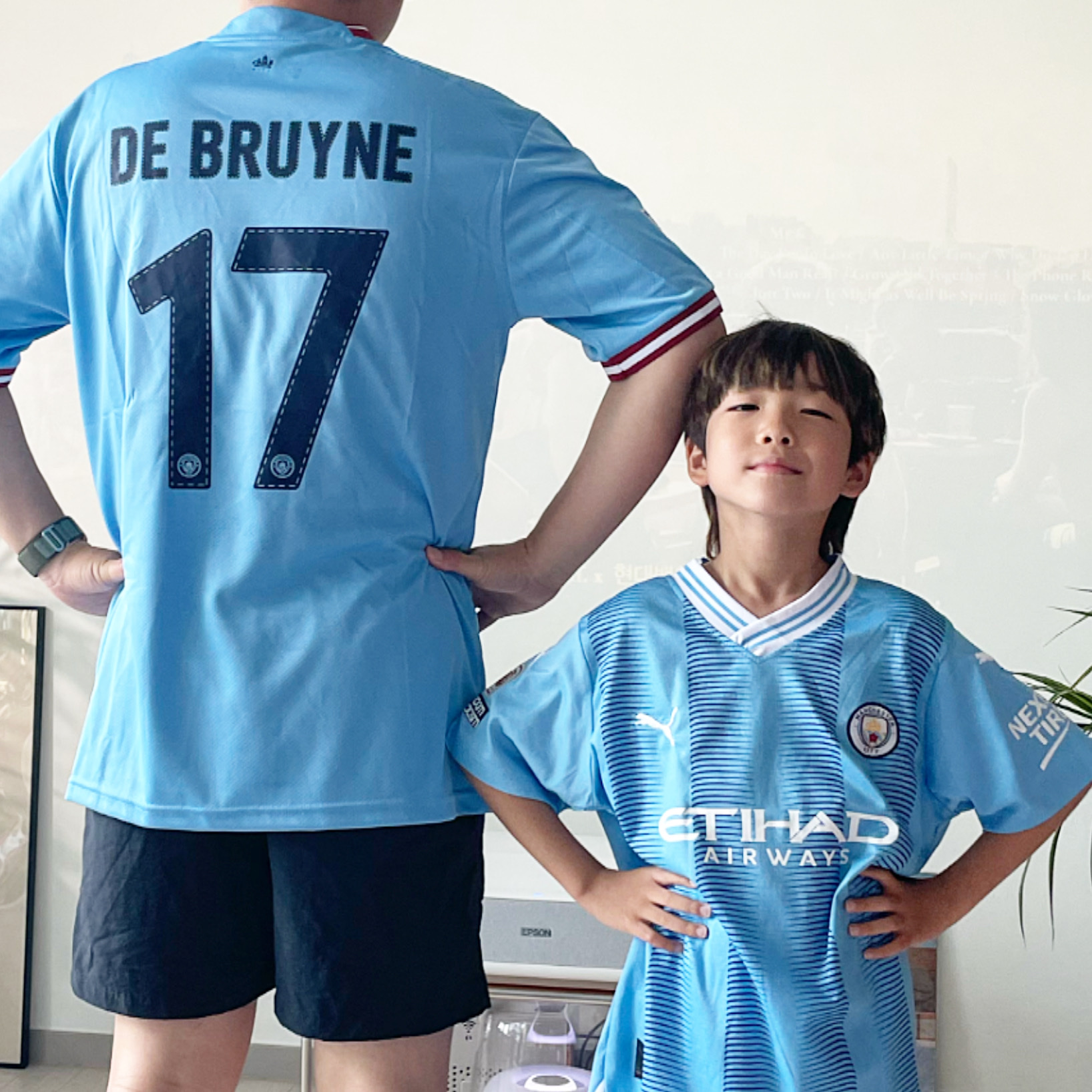 Puma Manchester City 2023/24 Home Jersey Team Light Blue (Non Marking Ver.) 착용 스타일