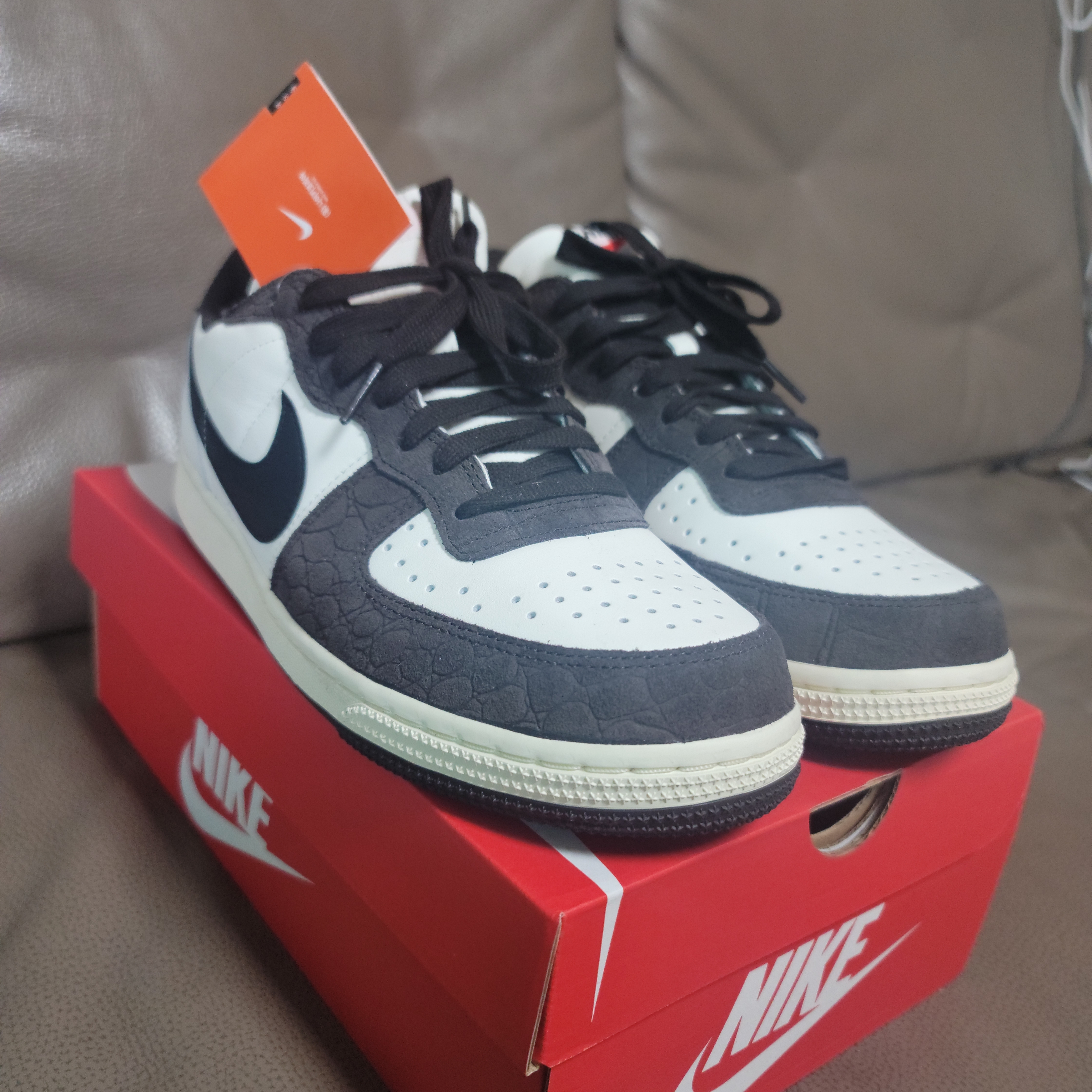 Nike Terminator Low Velvet Brown 착용 스타일 - 2