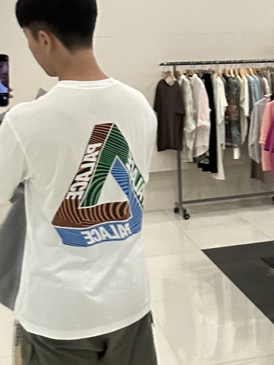 Palace Tri-Tex T-Shirt White - 20SS 착용 스타일
