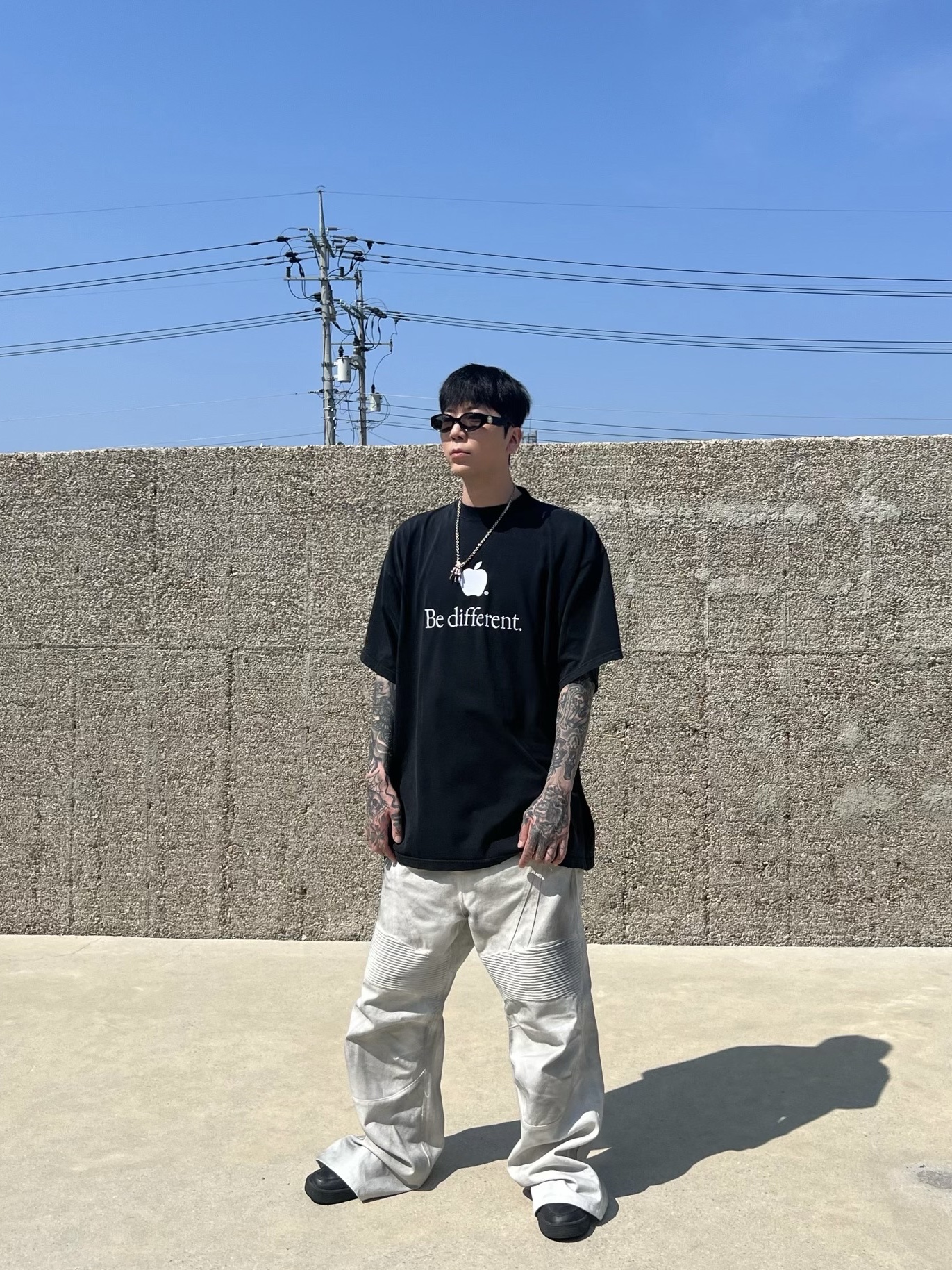 Nike x Ambush Air Force 1 Low SP Black 착용 스타일 - 4