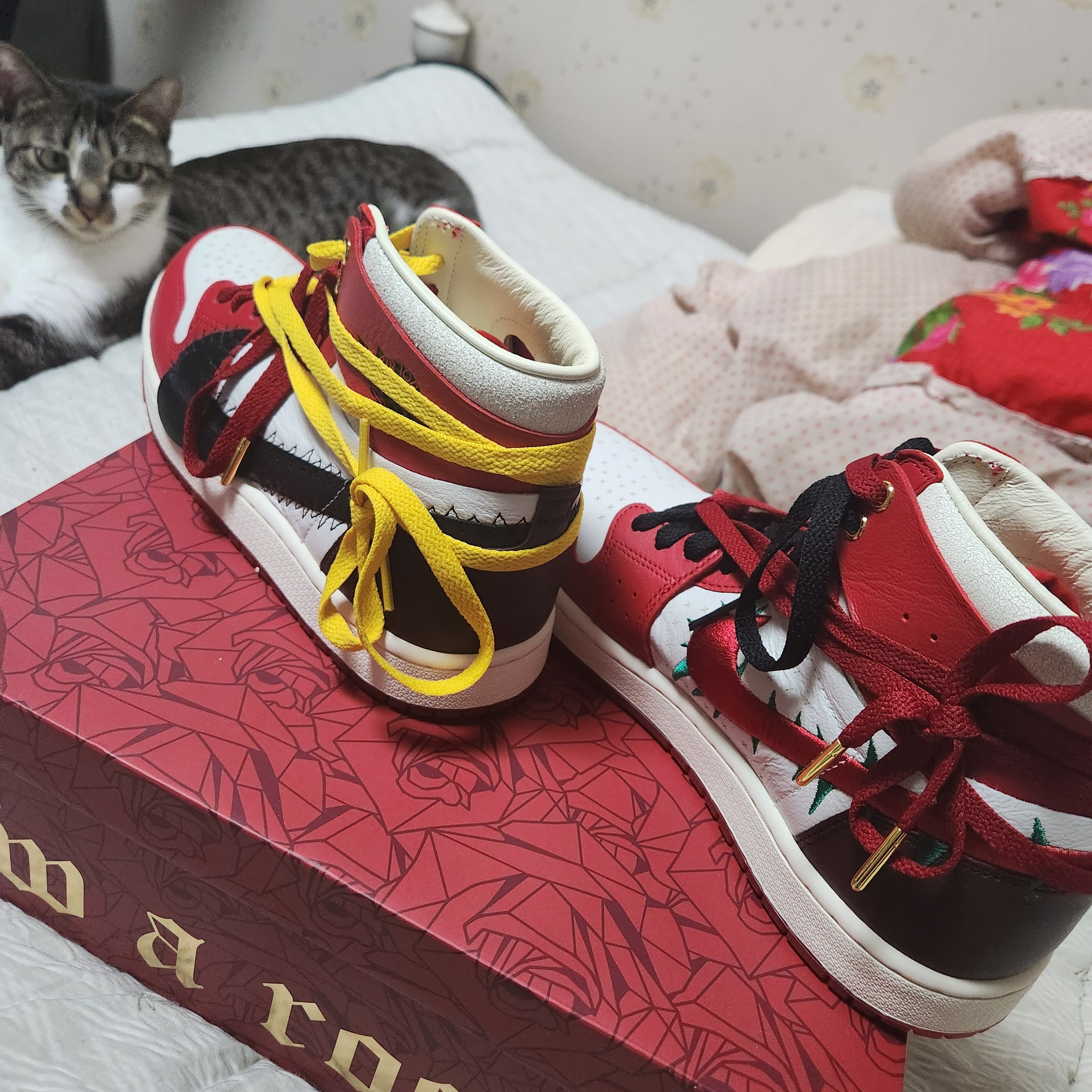 (W) Jordan 1 x Teyana Taylor Zoom CMFT 2 Gym Red 착용 스타일 - 3