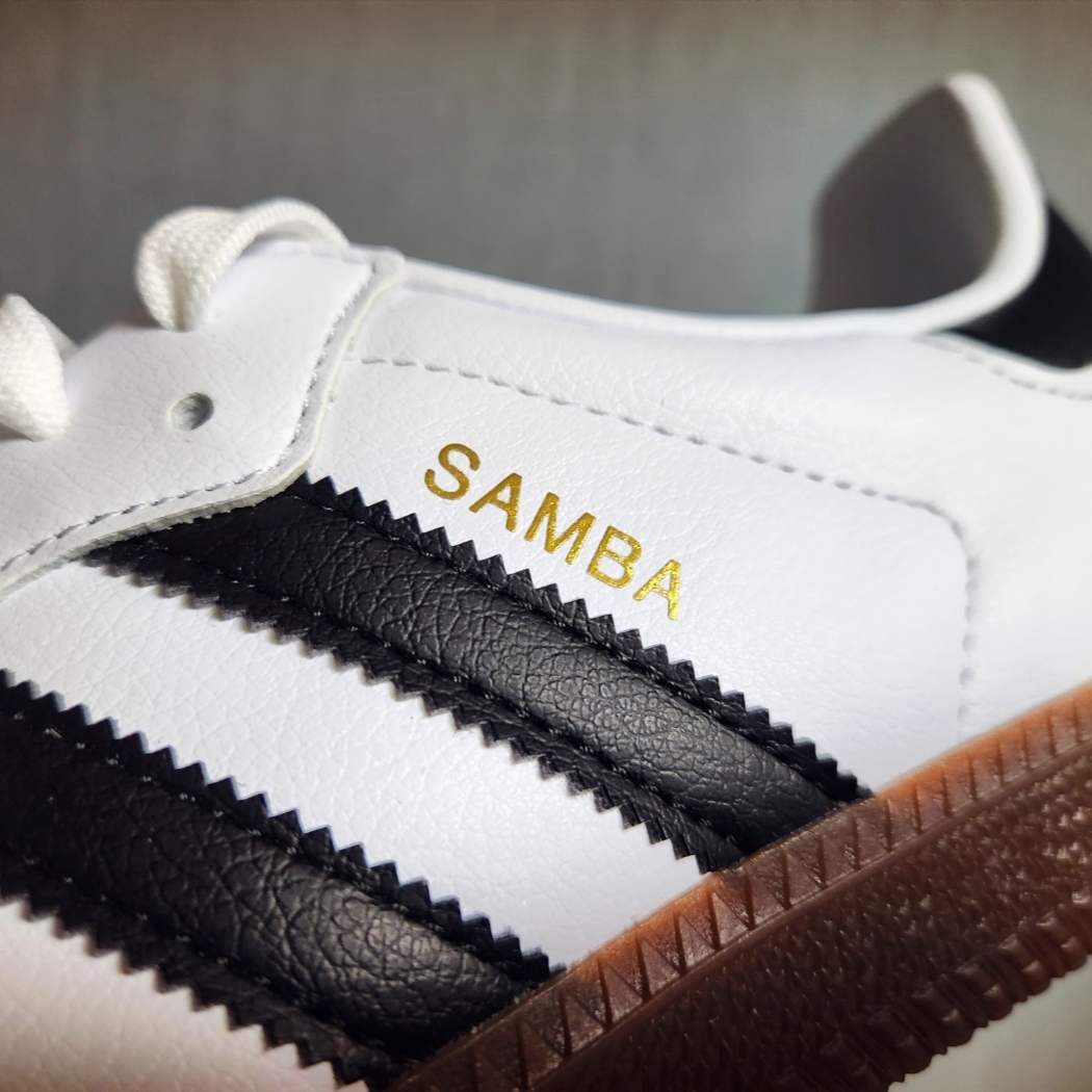 Adidas Samba Vegan White Black 착용 스타일 - 4