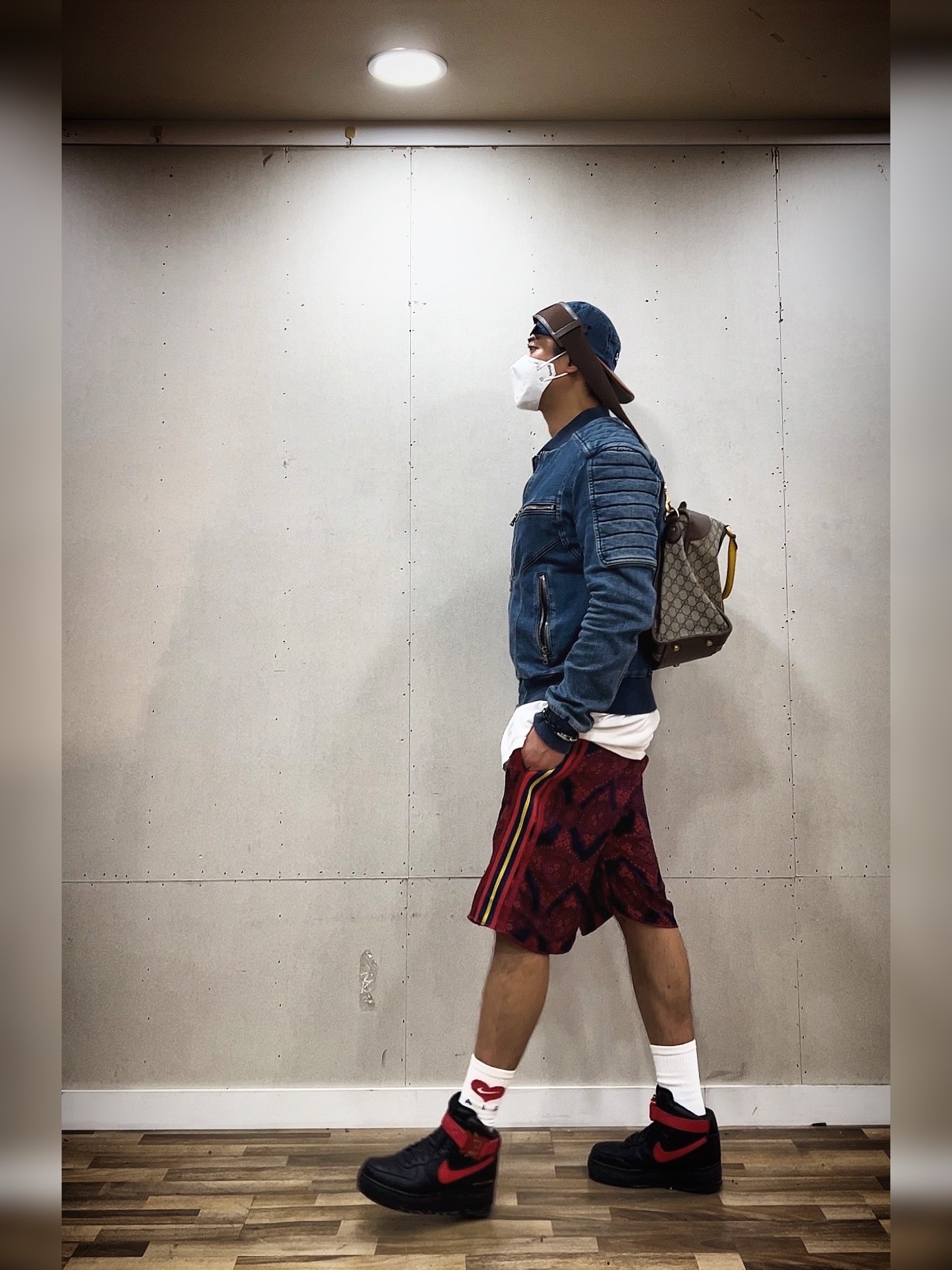 Nike x 1017 Alyx 9SM Air Force 1 High Black University Red, Rolex Sky-Dweller 42mm 326933 Champagne Jubilee 착용 스타일 - 2