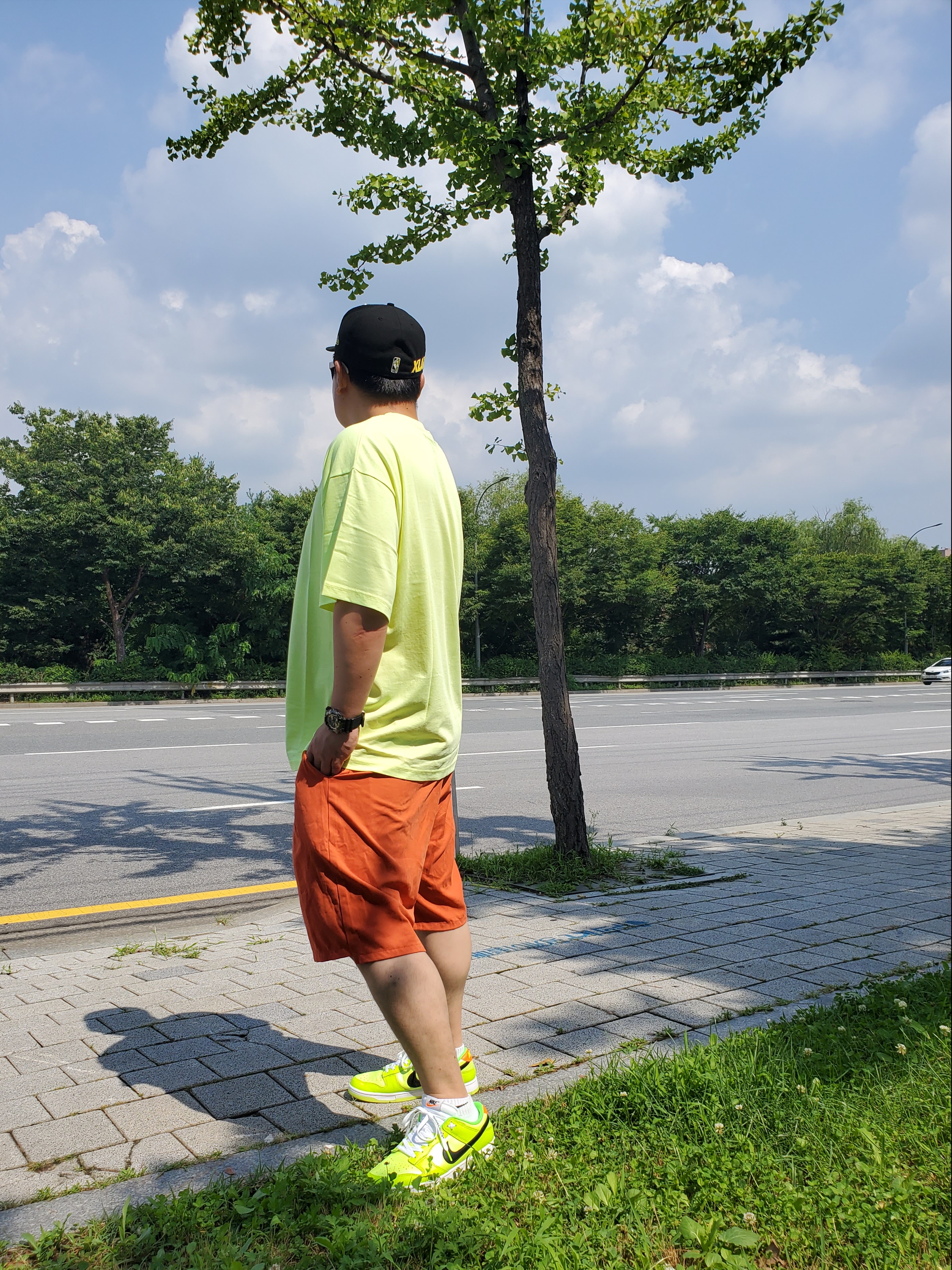 Nike Dunk Low Volt 착용 스타일 - 2