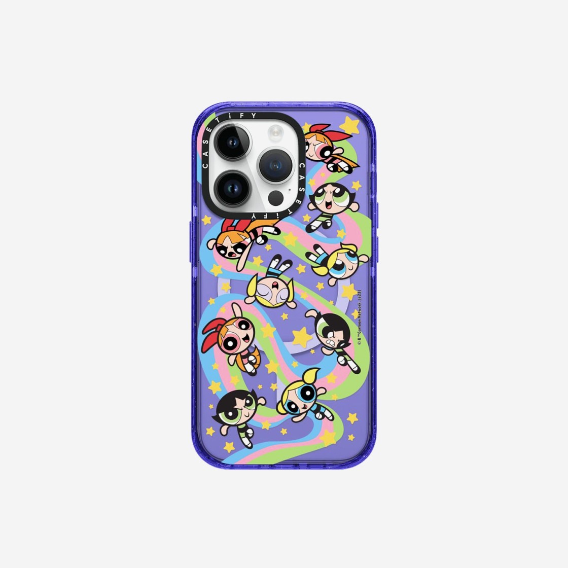 Casetify x The Powerpuff Girls iPhone Medley Magsafe Impact Case Sheer Peri Purple 상세 이미지 1