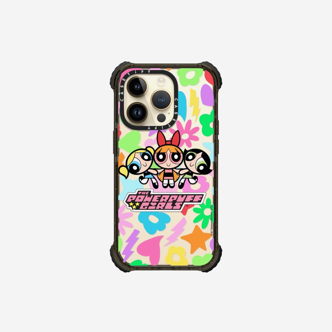 Casetify x The Powerpuff Girls iPhone Icons Ultra Impact Bumper Case Clear Black 상세 이미지 4